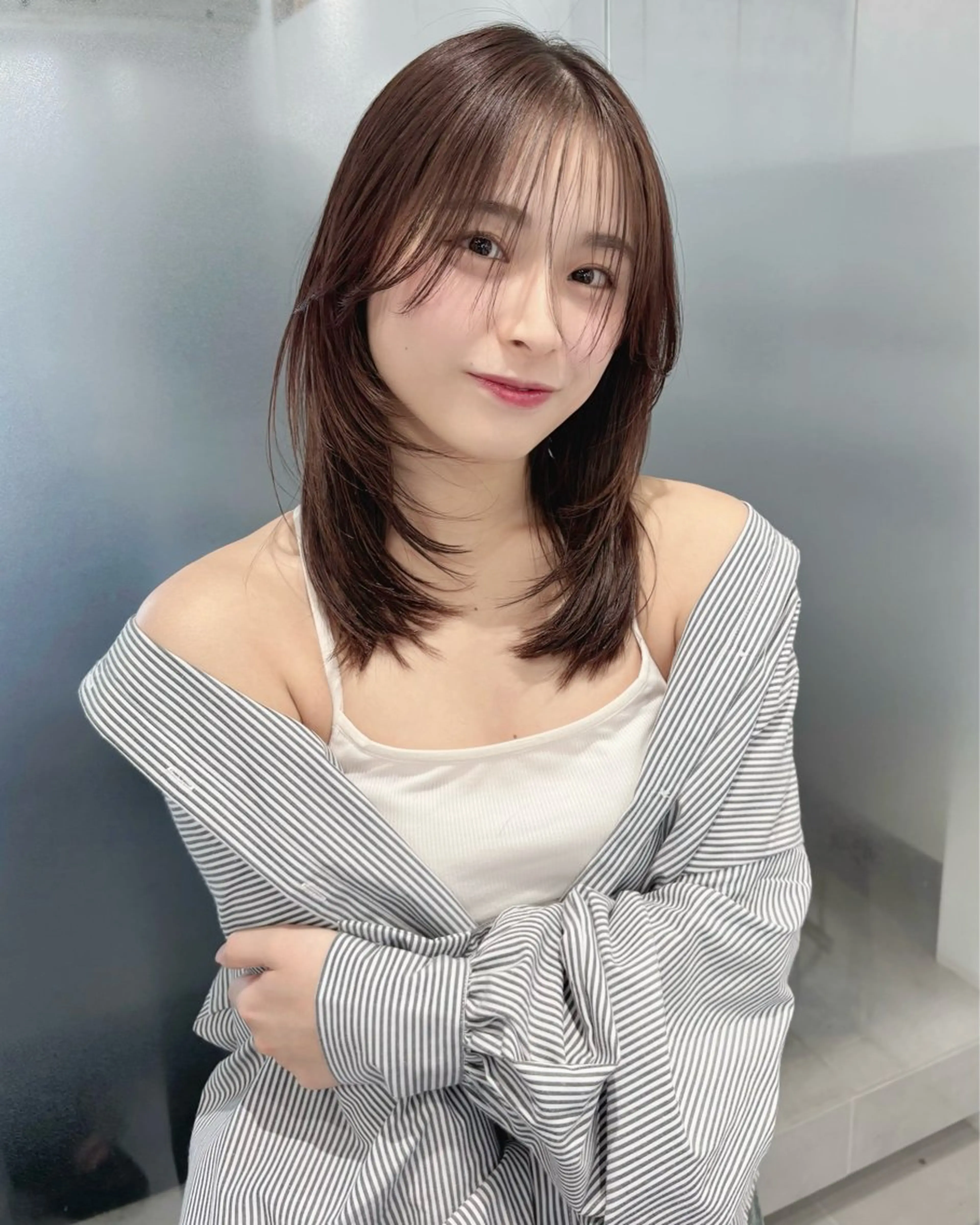 ミディアム レイヤーカット カット レイヤーカット Kinoのヘアスタイル