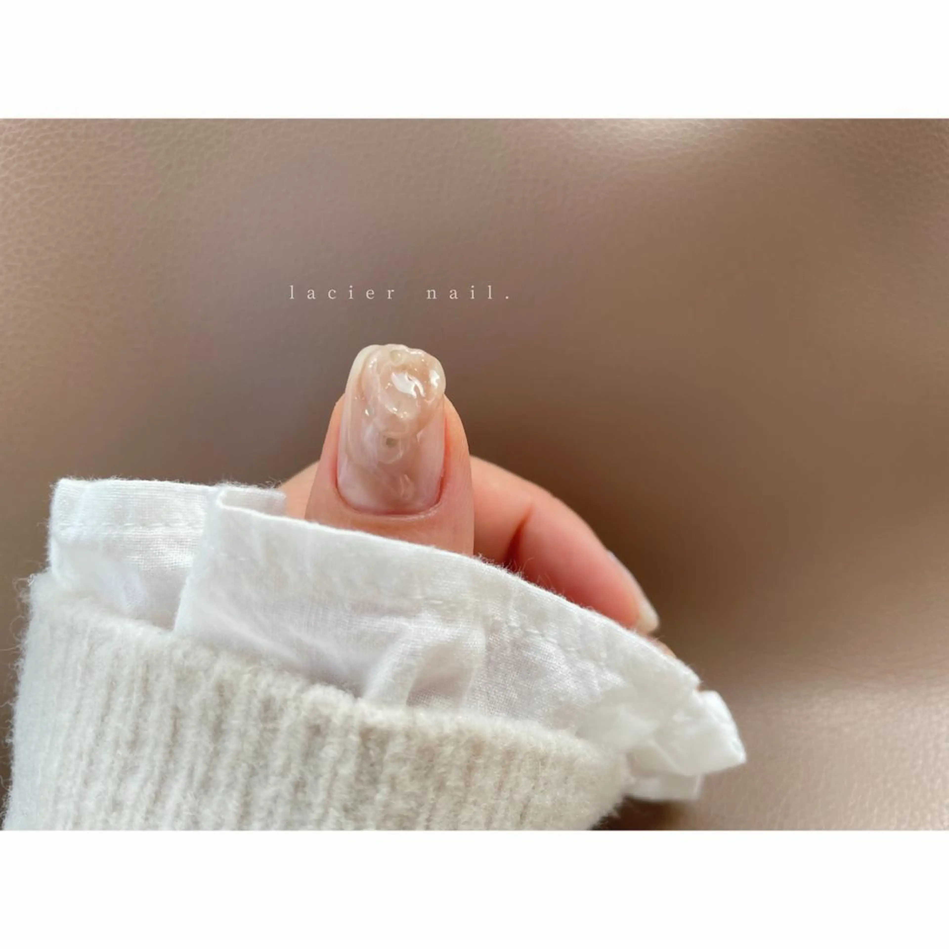 ネイル アートネイル フレンチネイル 氷ネイル・うるうるネイル マグネットネイル ミラーネイル lacier nailのネイルデザイン