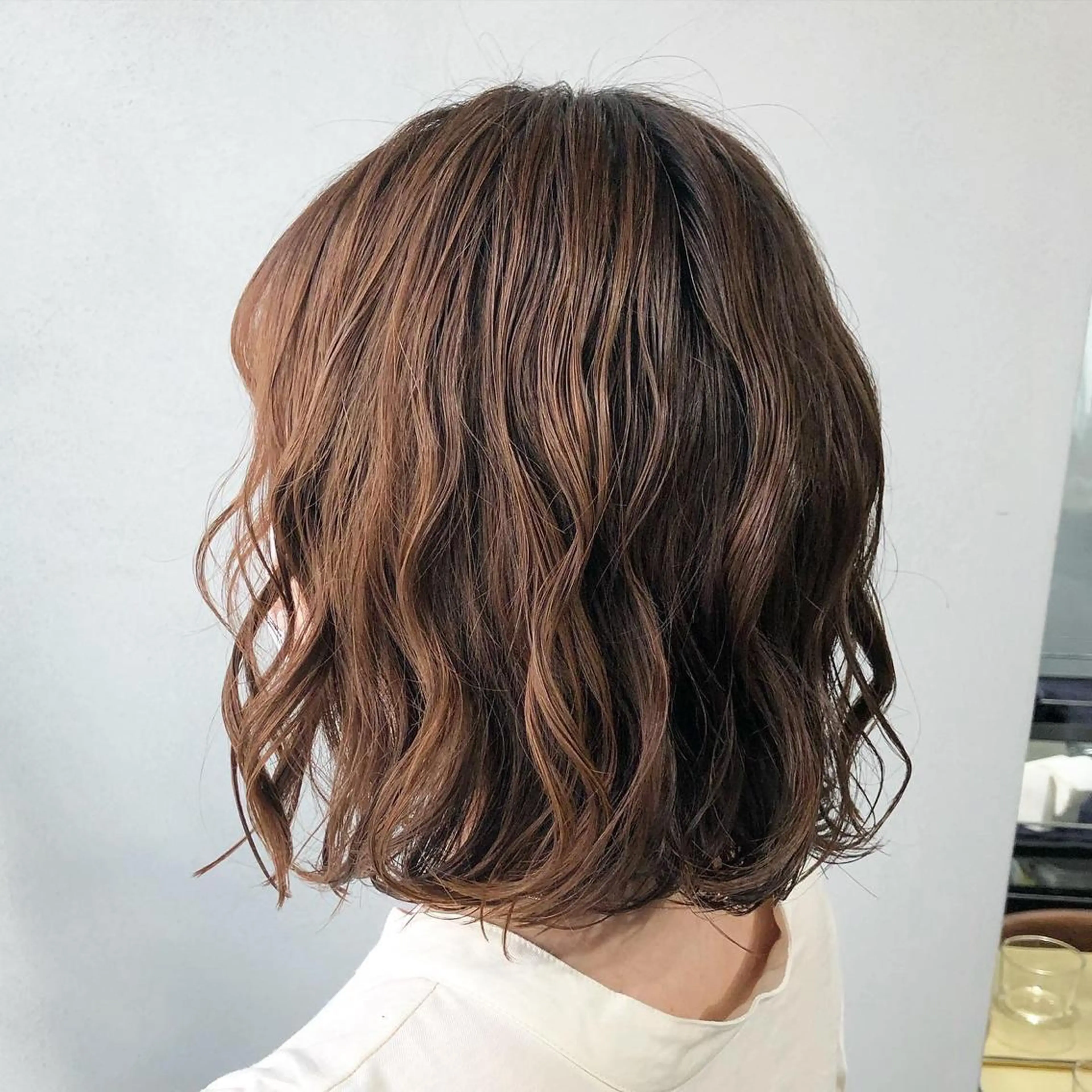 ショート パーマ カット パーマ トリートメント ロングパーマ木村 ボブパーマのヘアスタイル