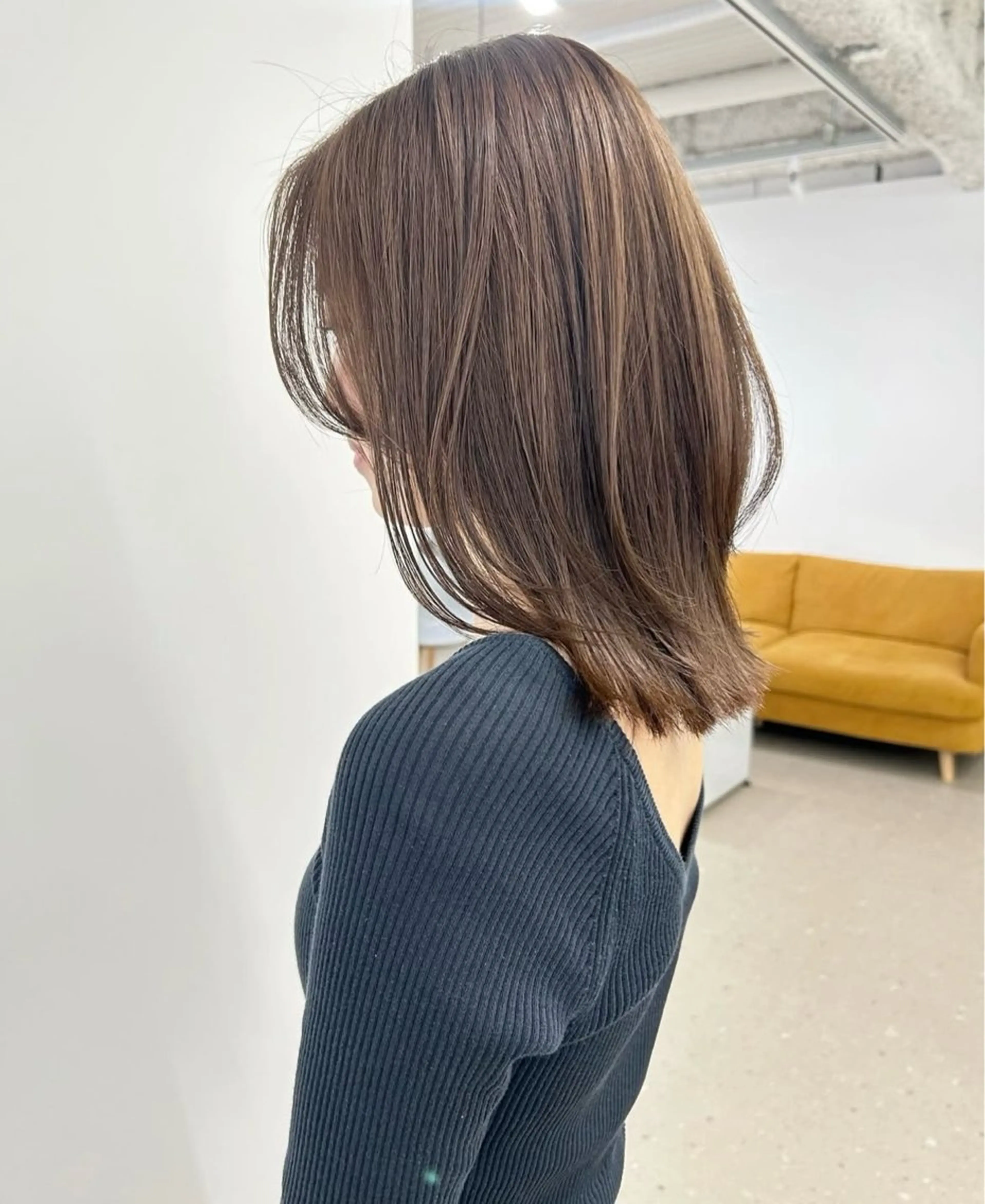 ミディアム レイヤーカット 村田 七夕のヘアスタイル