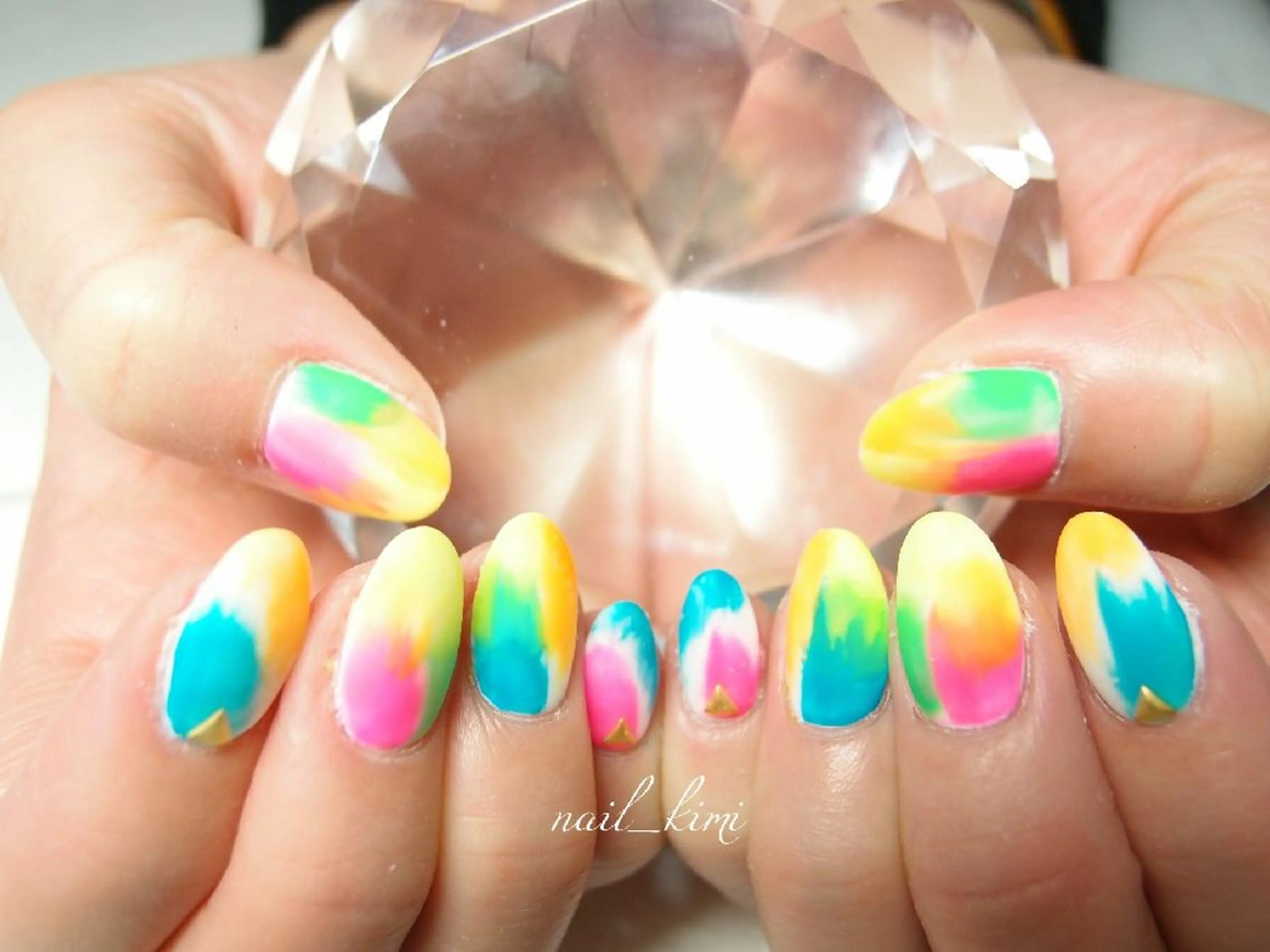 ネイル マットネイル ConneQt所属・ETHOSENSE. kimikaのネイルデザイン