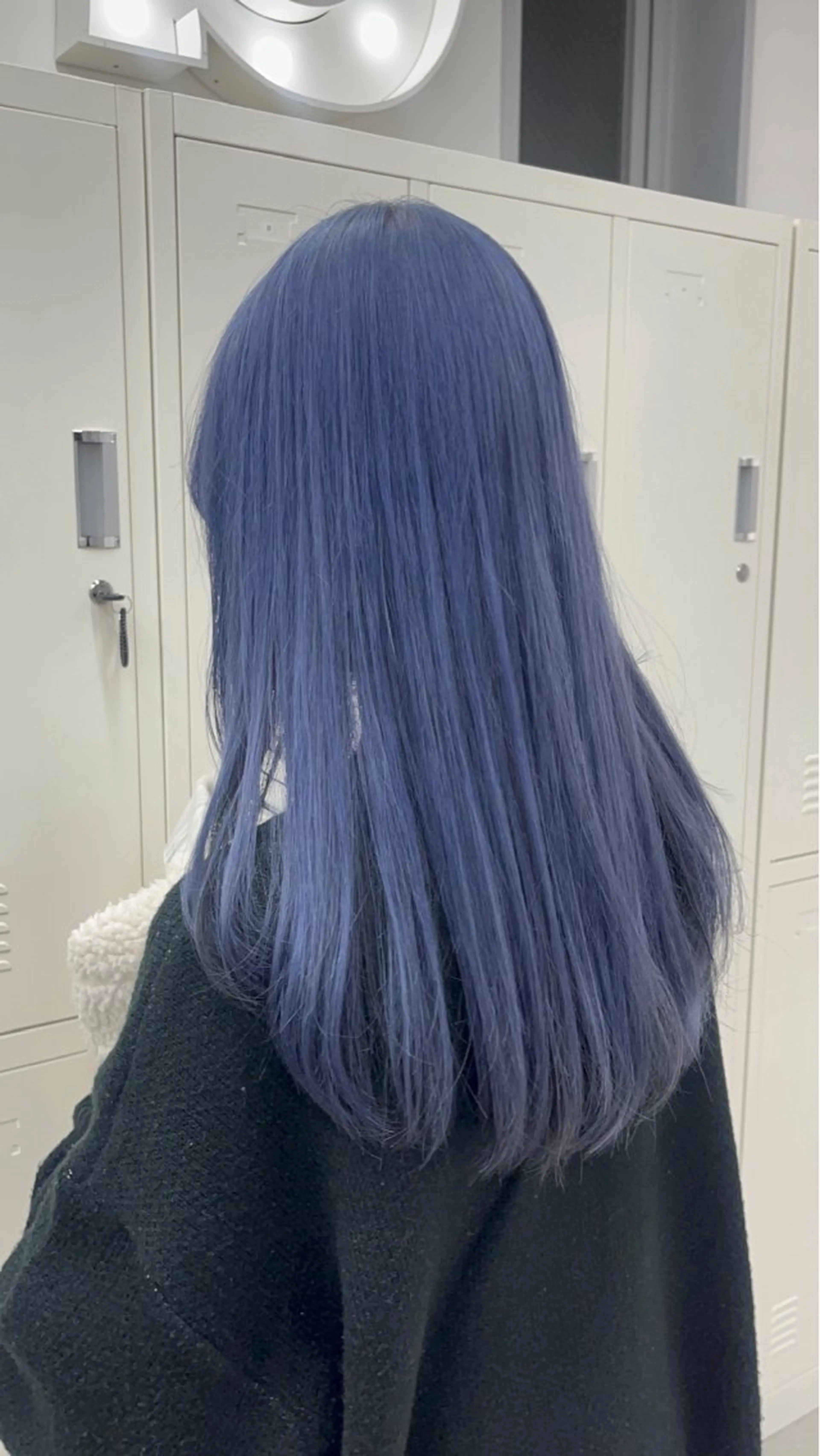 カラー ブルーカラー シルバー ヘアカラー カット¥1100 / 𝙍𝙪𝙣𝙖⟡.のヘアスタイル