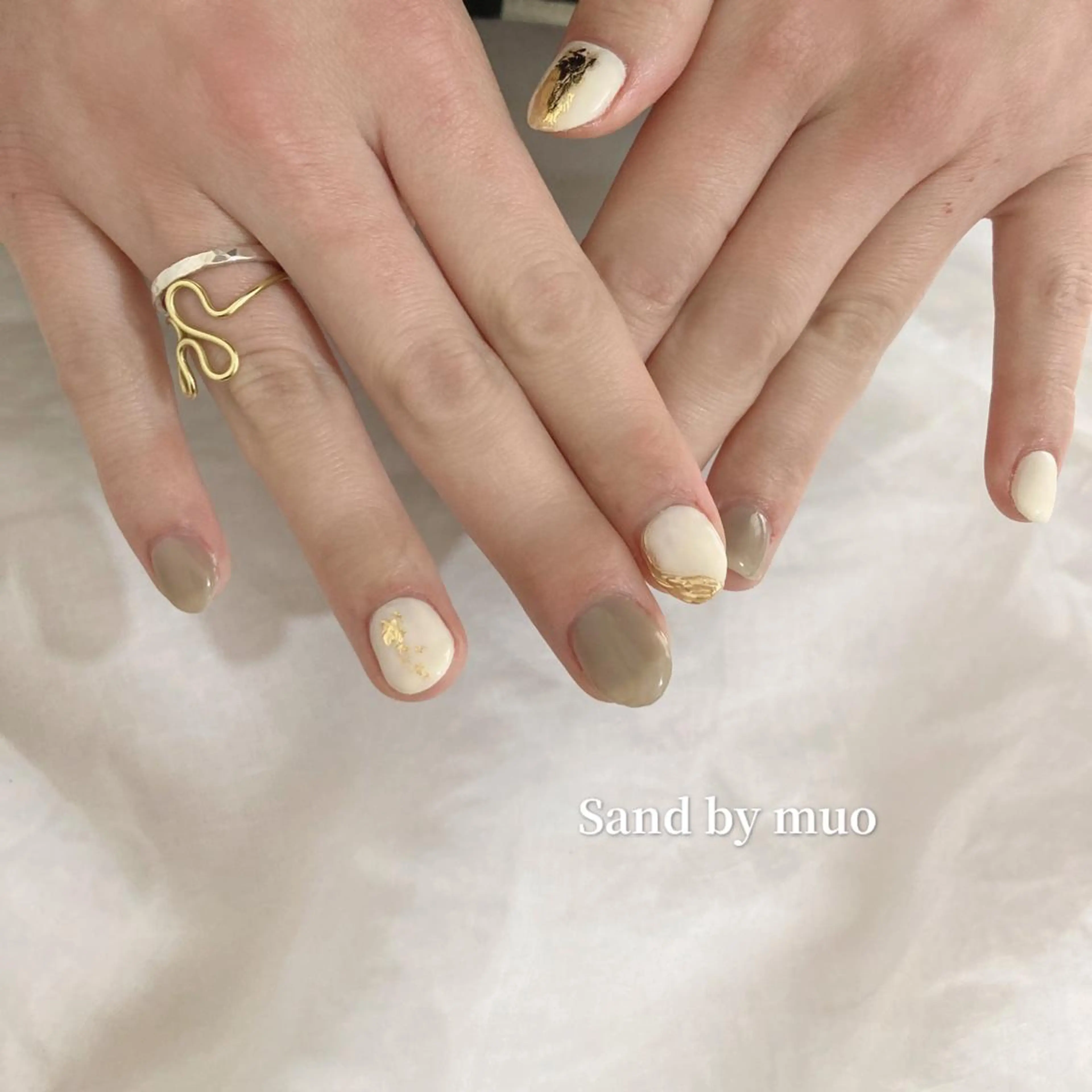 ネイル ニュアンスネイル シンプルネイル 中川 ほののネイルデザイン