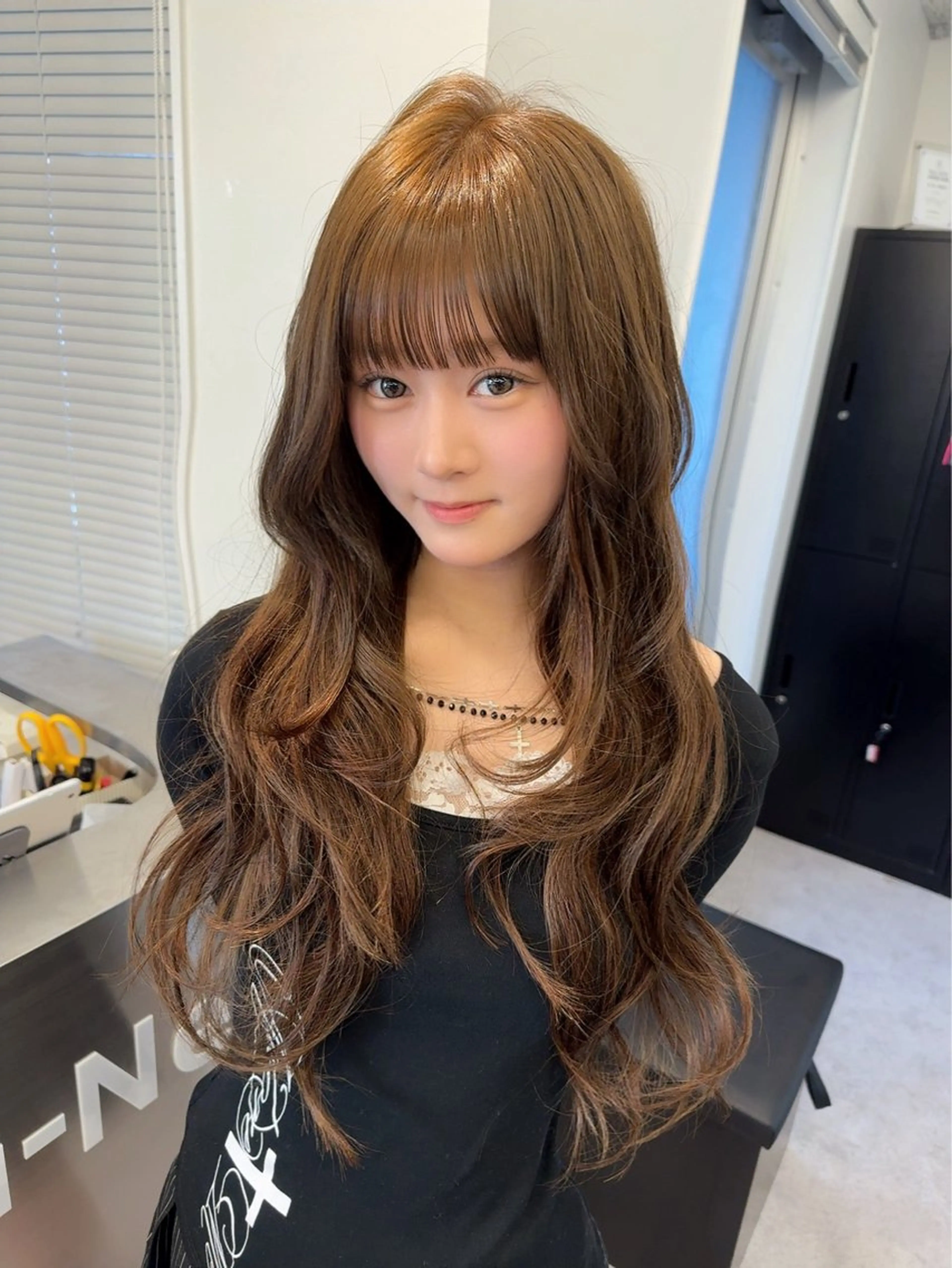 ロング エクステ レイヤーカット カット エクステ 吉祥寺プルエクステ 🌟Hiraiのヘアスタイル