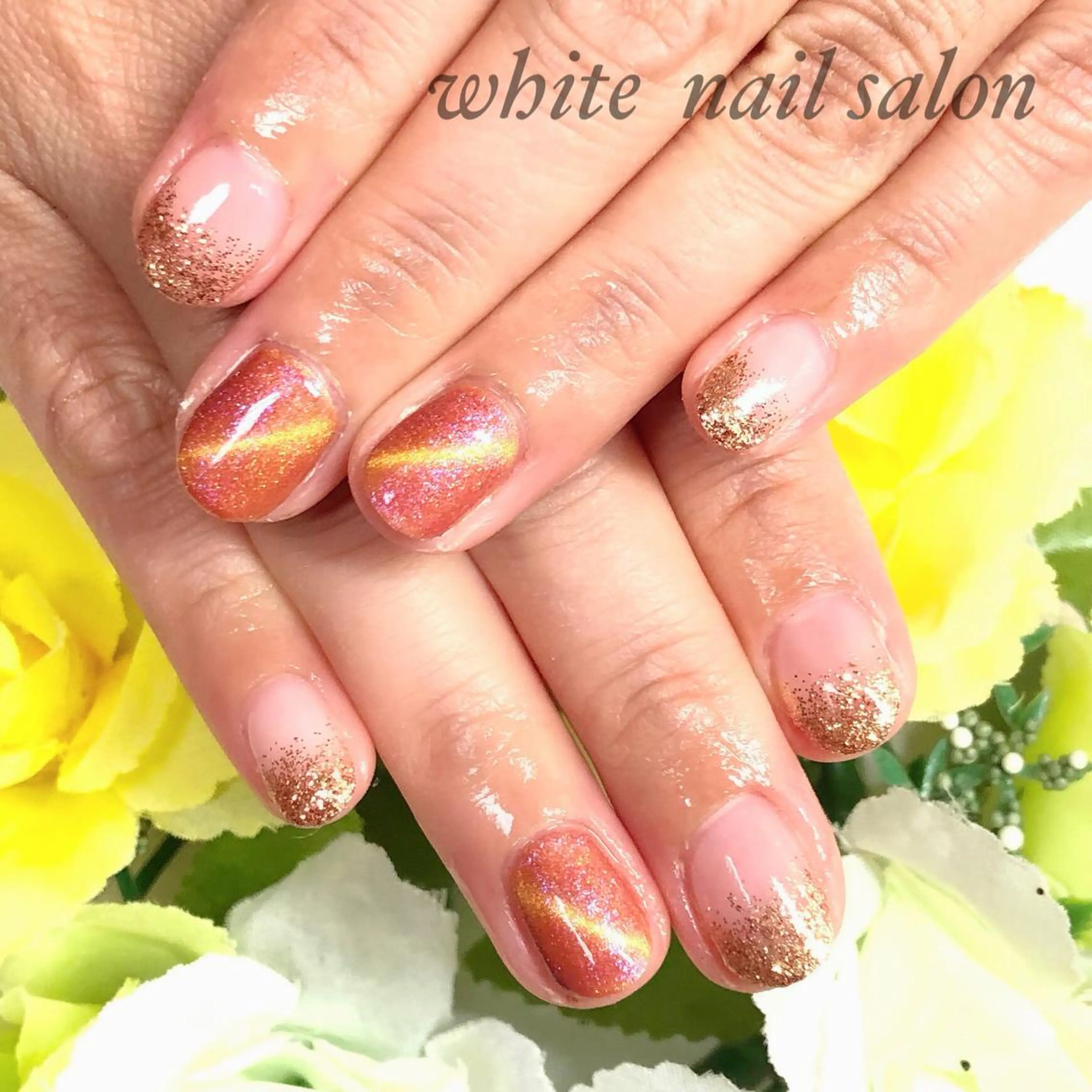 ネイル アートネイル フットネイル フレンチネイル ジェルネイル ハードジェル ハンドネイル white nail salonのネイルデザイン