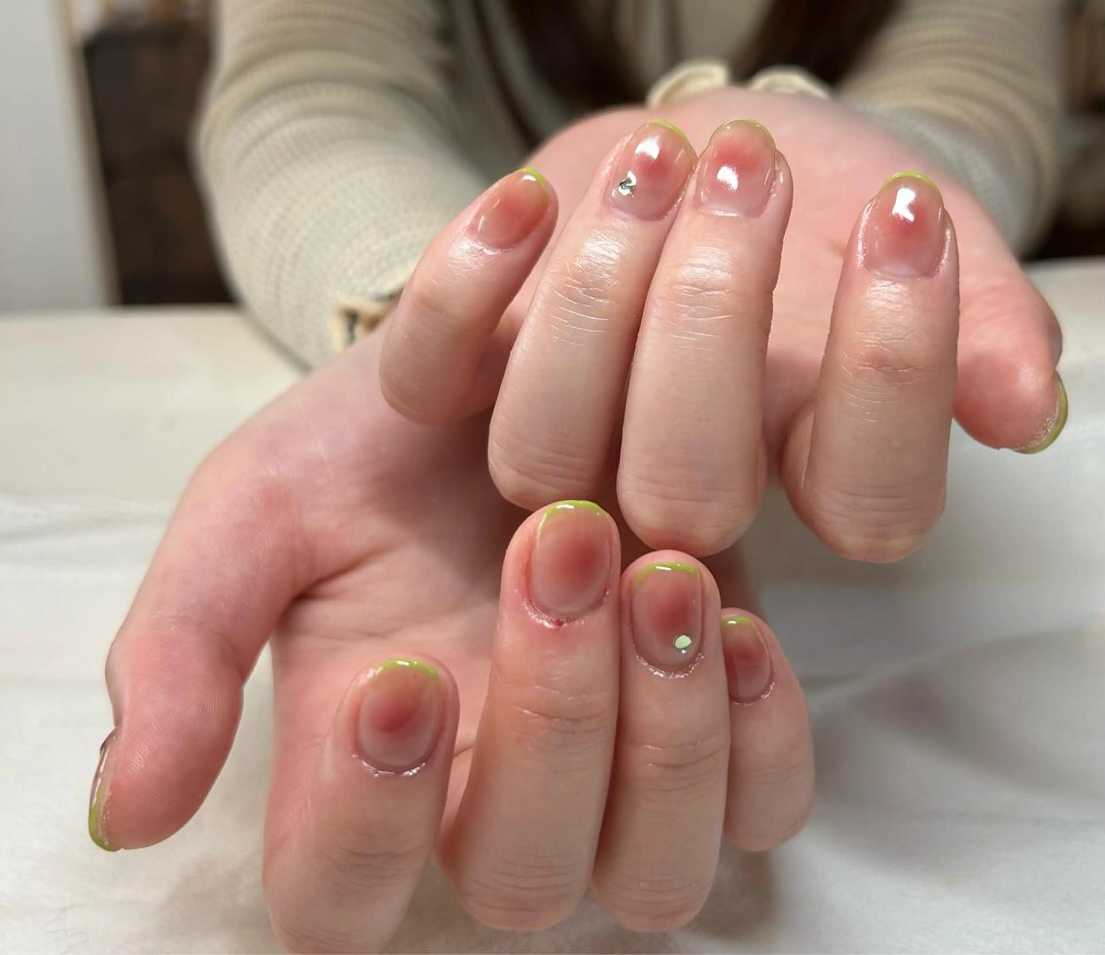 ネイル チークネイル ハンドネイル Vanilla nail salonのネイルデザイン