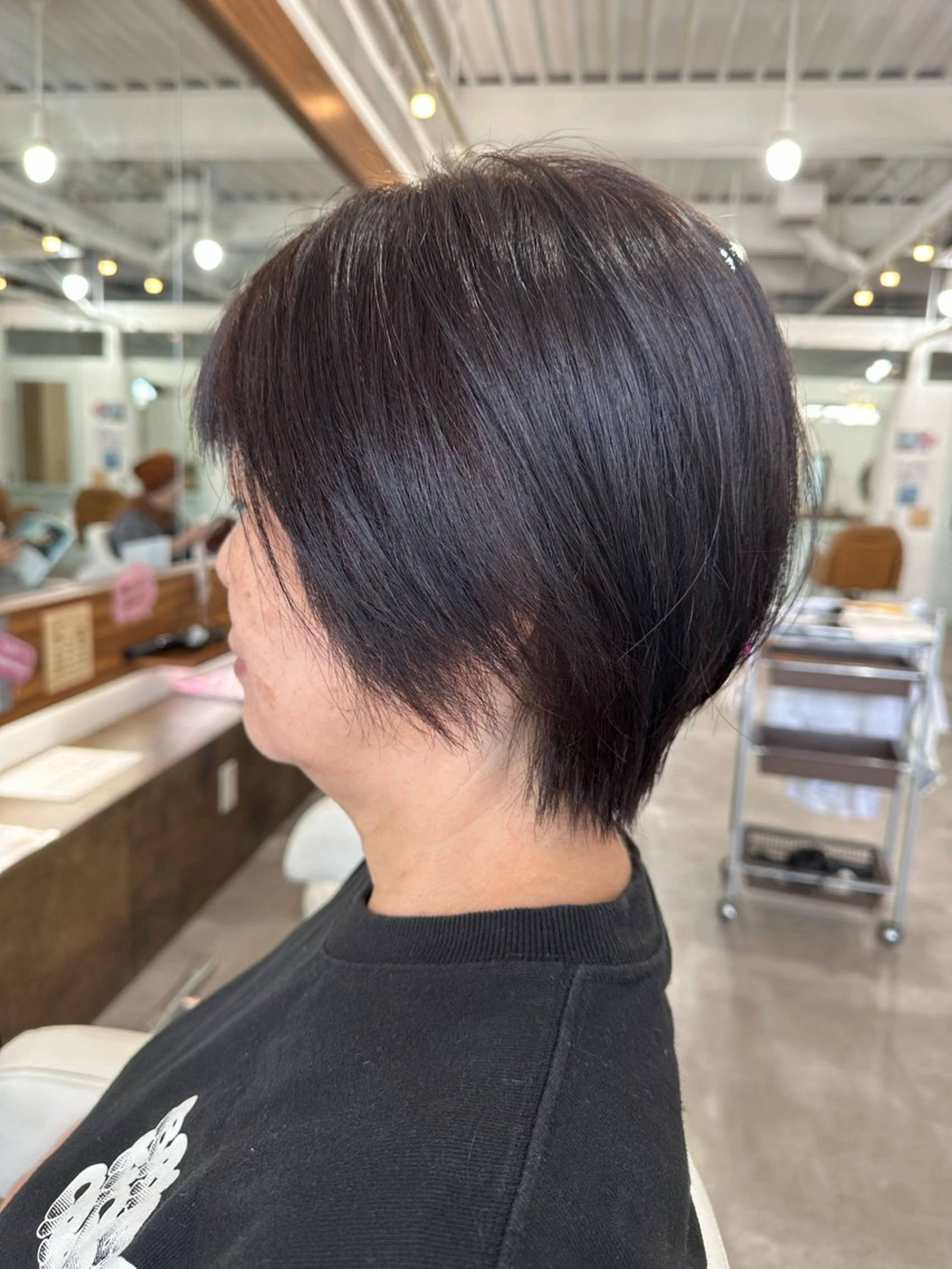 ショート カット 我満 宏映のヘアスタイル