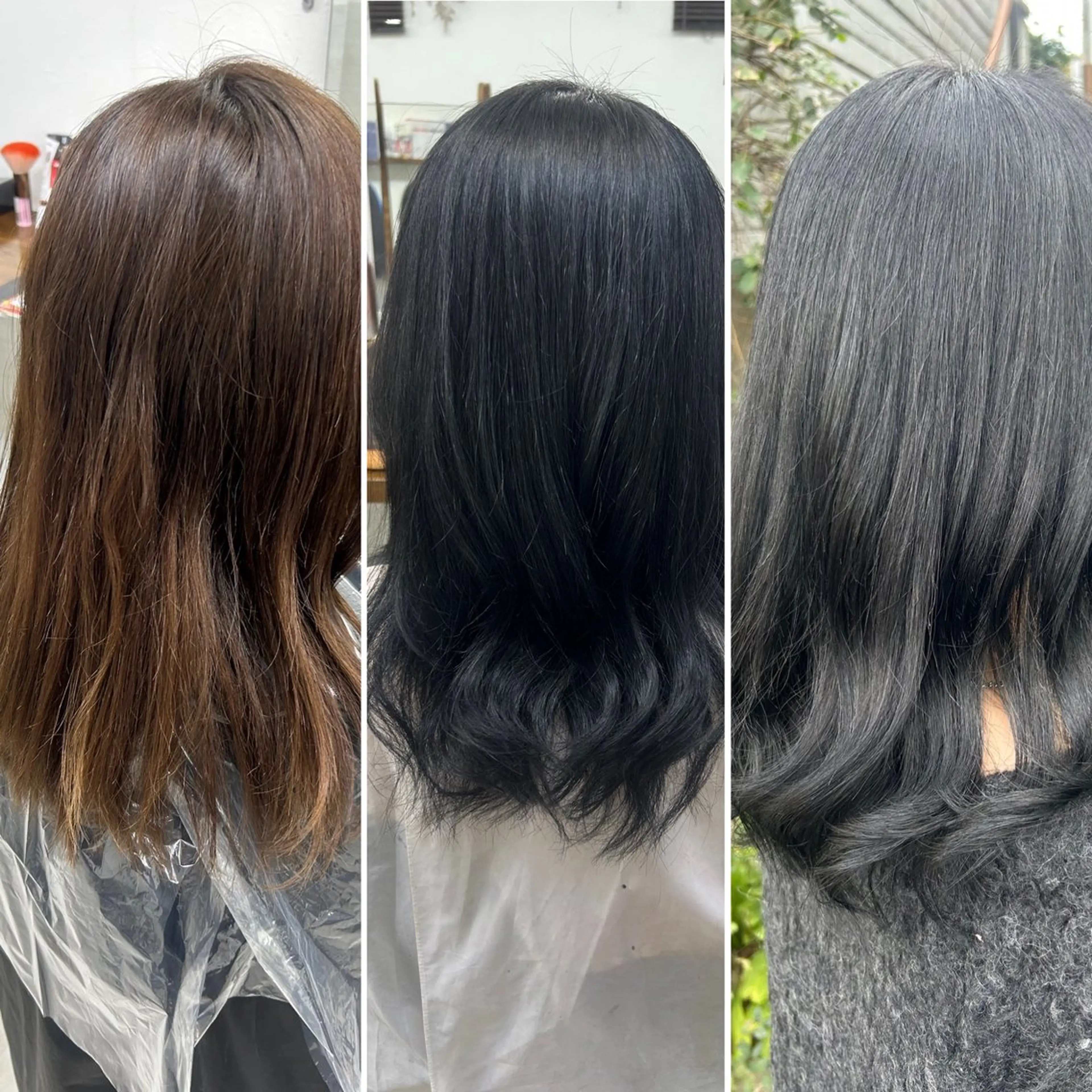 カラー ダブルスキルエクステ /羽エクステ白石宇由のヘアスタイル