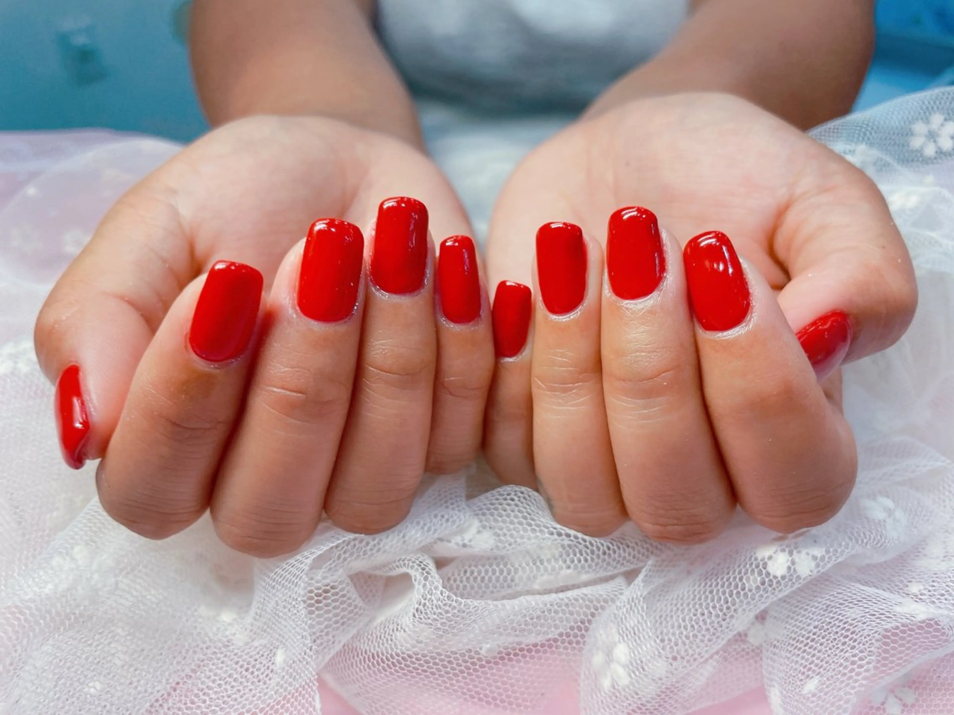 ネイル ワンカラーネイル ハンドネイル ハンドケア ゆ か_Nails💫のネイルデザイン