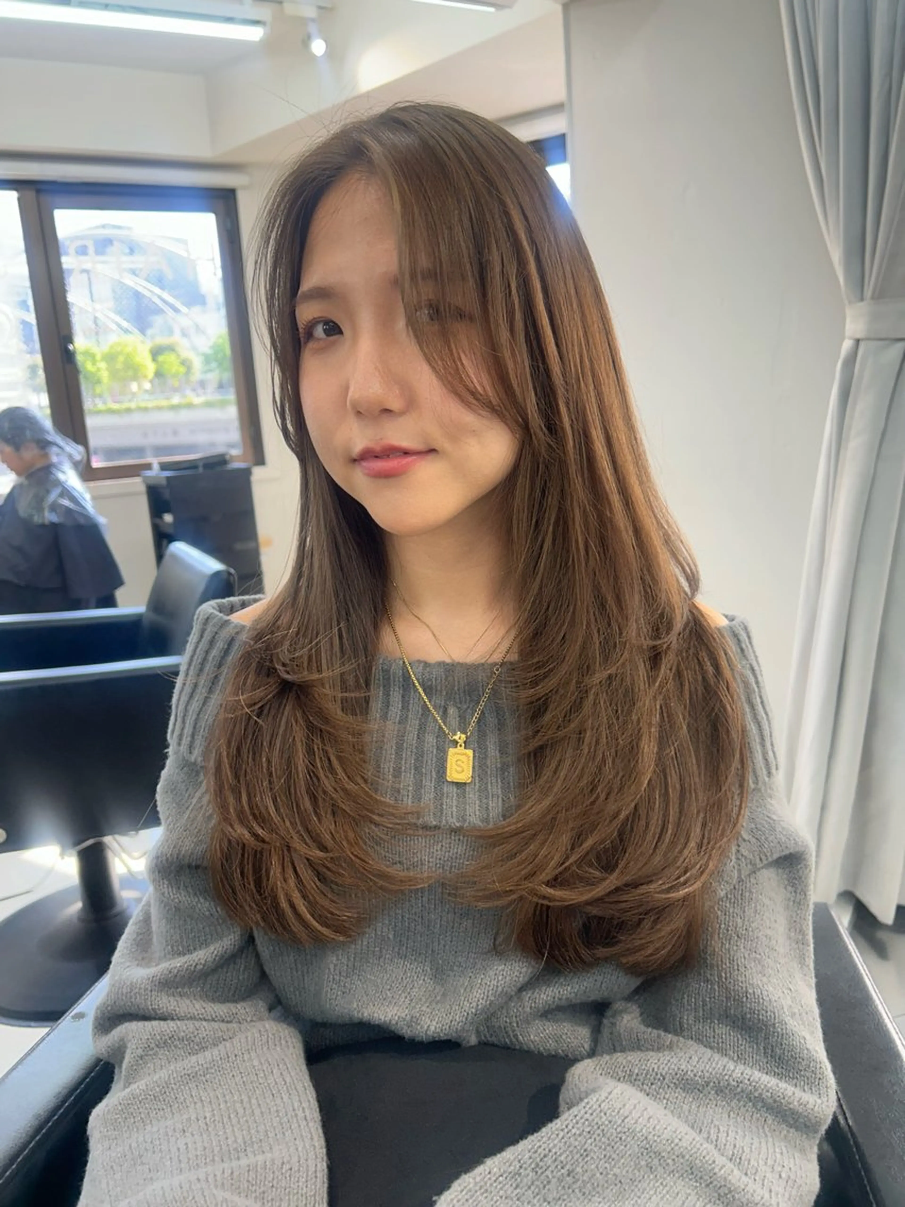 ロング カラー ヘアカラー 艶カラー💜 サヤカ ✰︎のヘアスタイル