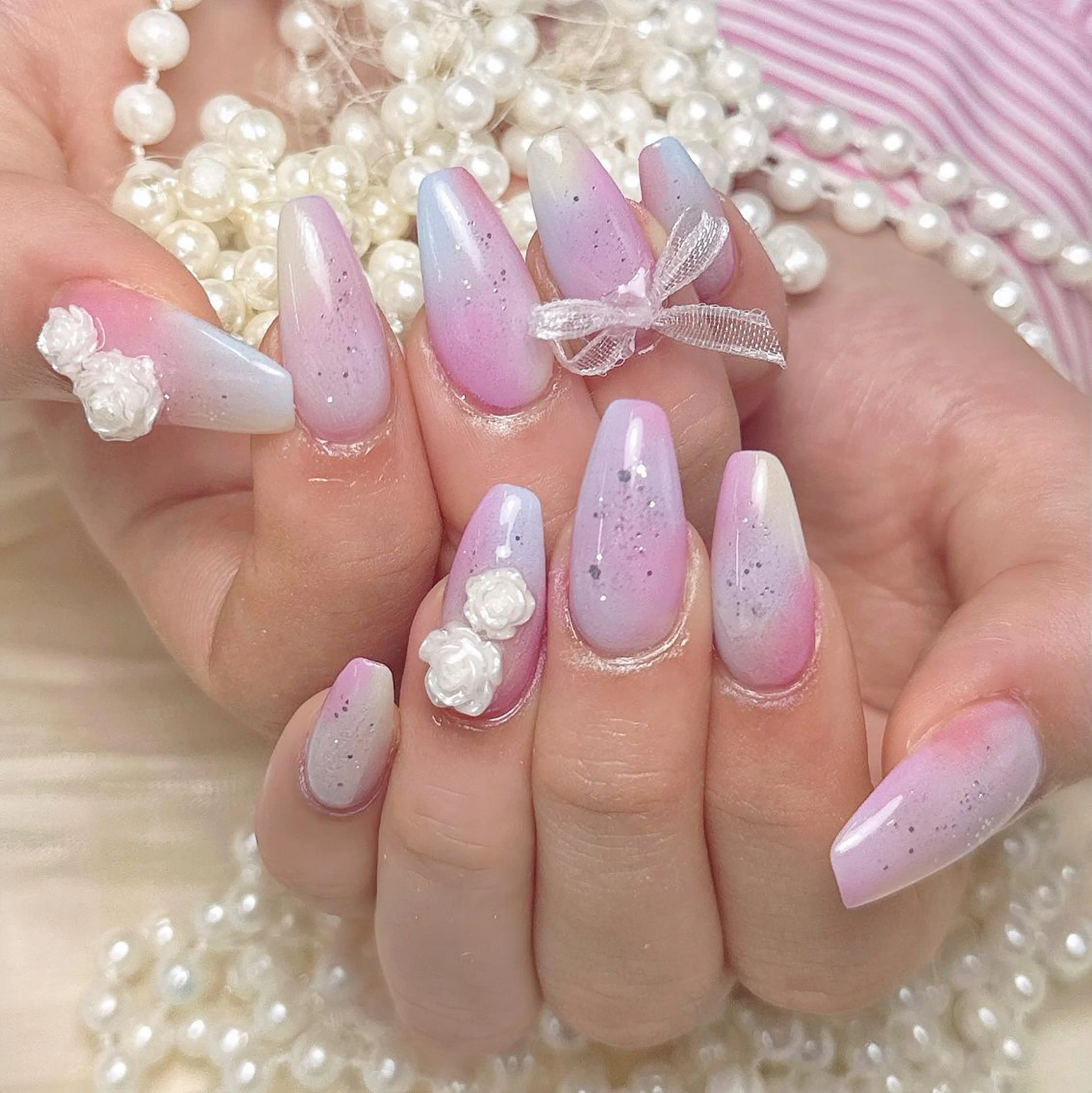 ネイル 🦋チップ長さだし 専門店🦋のネイルデザイン