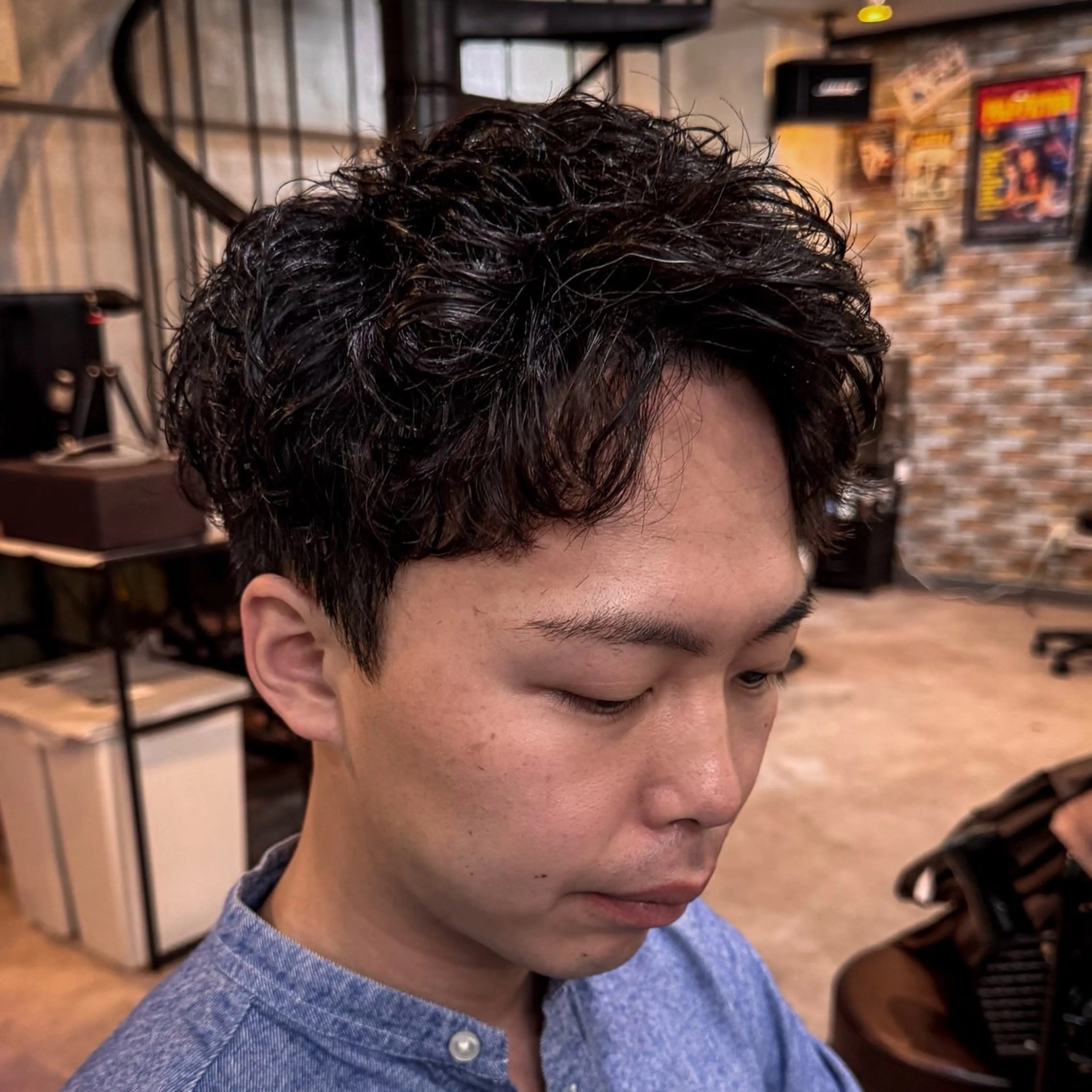 ショート パーマ メンズ メンズパーマ ショートヘア カット パーマ 立川メンズカット/ メンズパーマ💈三上のヘアスタイル