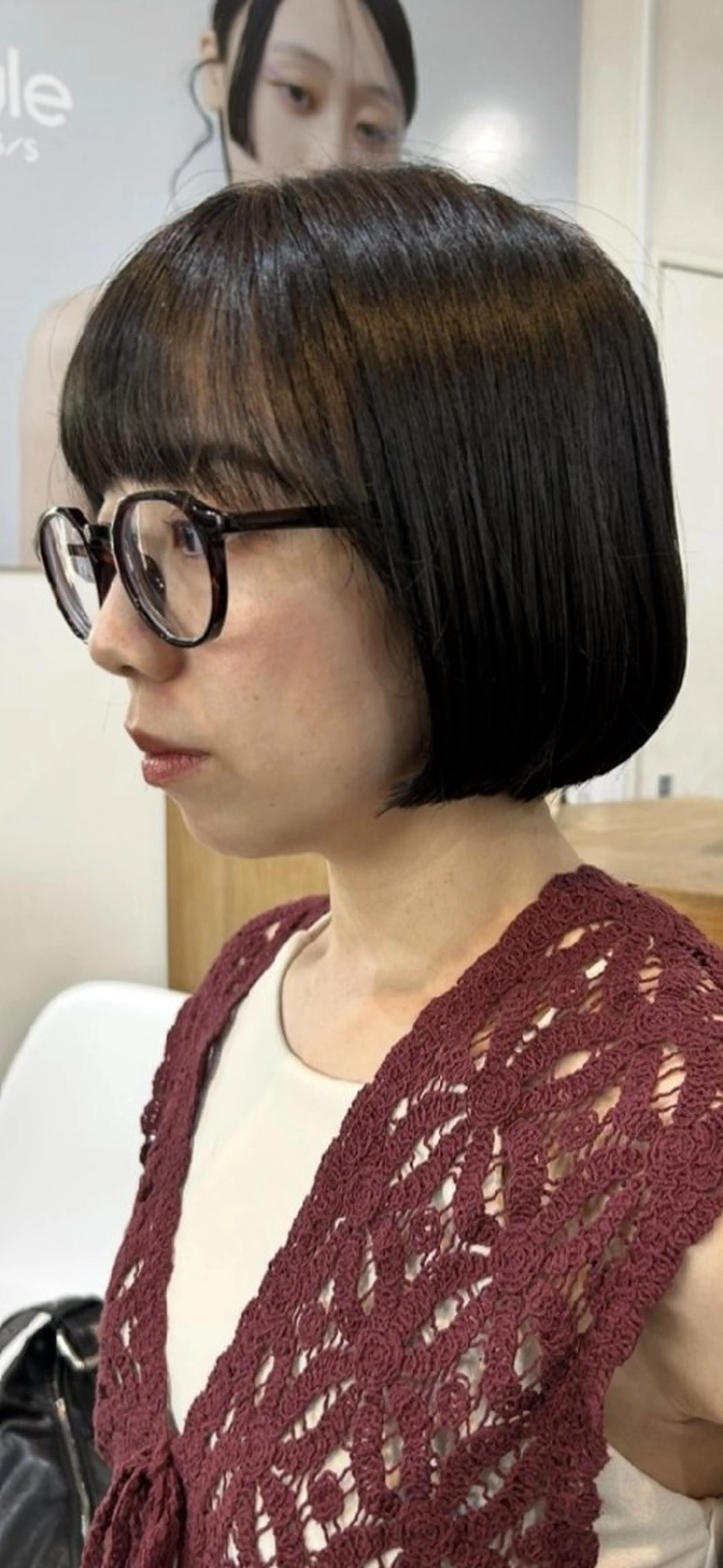 ショート ボブ カット トリートメント ボブ人気No,1✨ TAME副店長のヘアスタイル