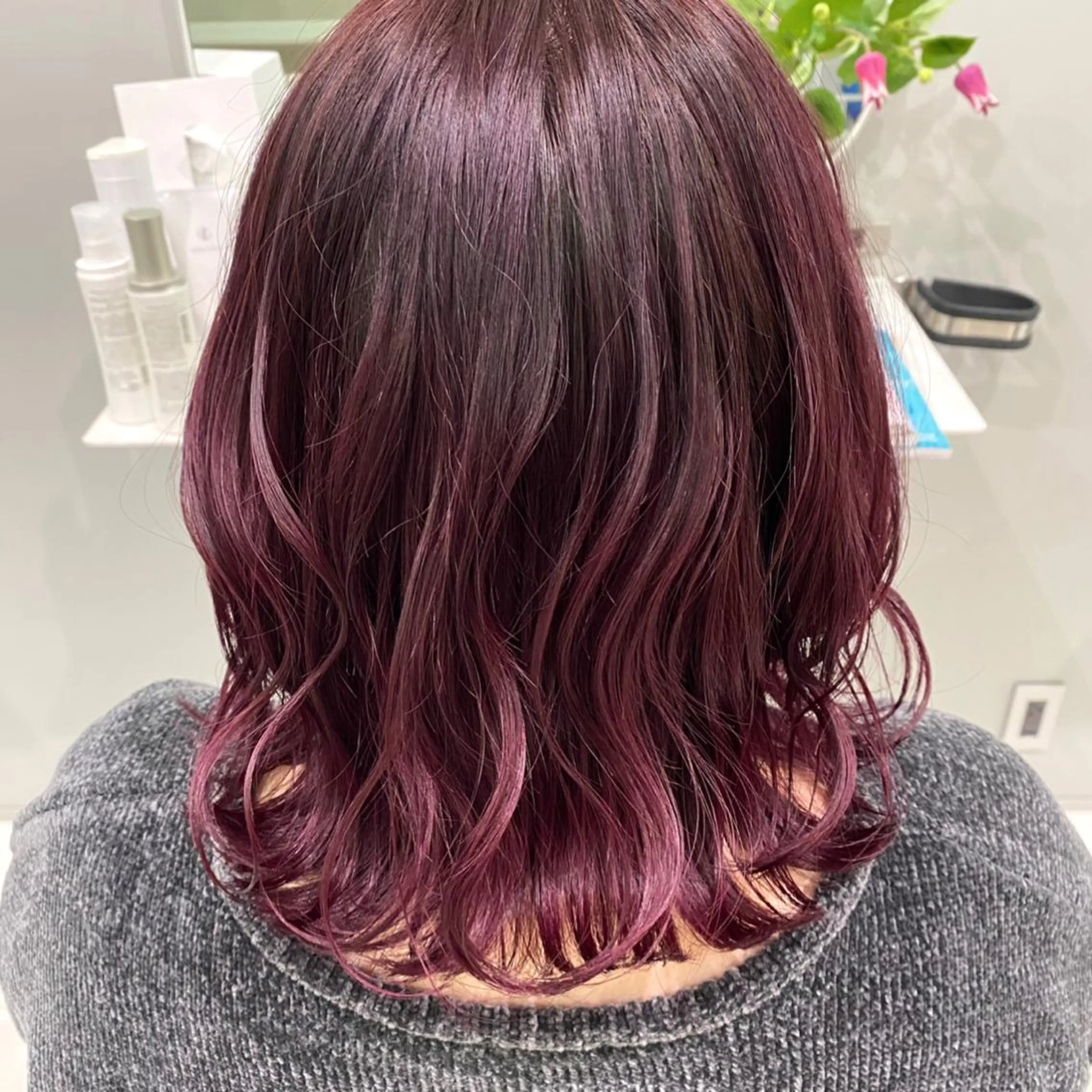 ミディアム カット ヘアカラー 【GUK】 🌻RINA🌻のヘアスタイル