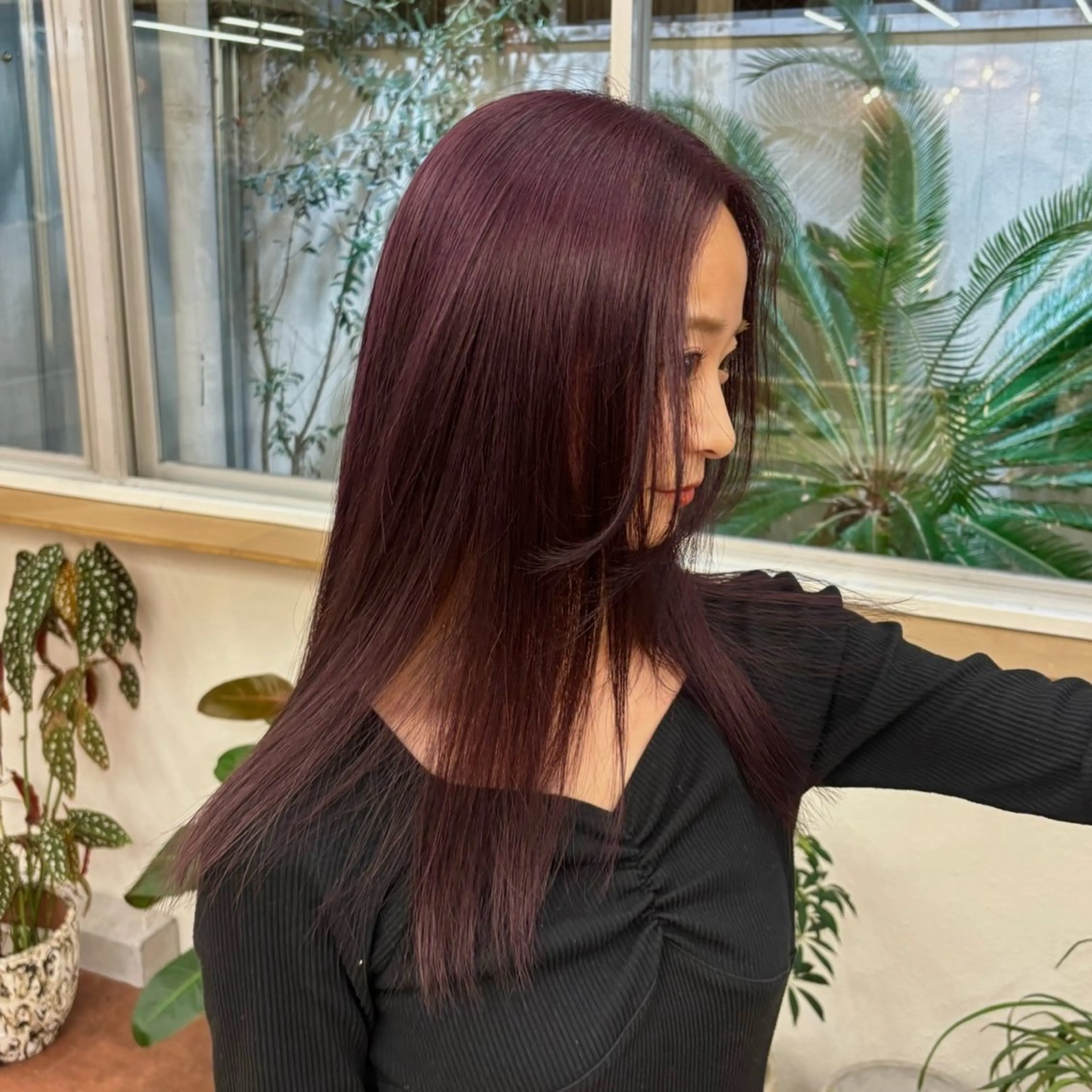 【75％offメニュー🌷】透明感ツヤカラーの写真