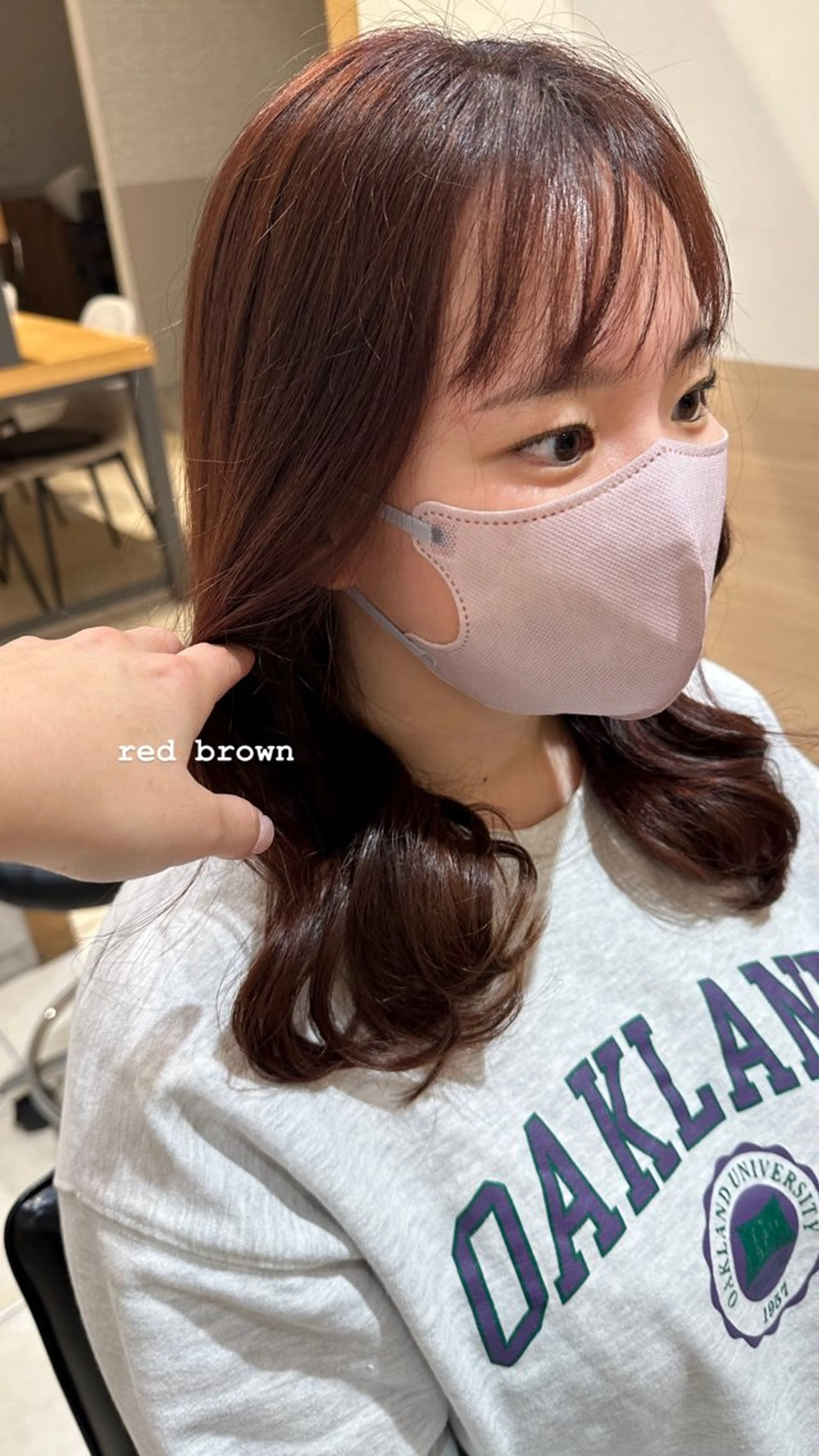 ロング カラー ブリーチ ブラウンカラー ハイライトカラー モカブラウン ナチュラルブラウン カット ヘアカラー GO TODAY SHAiRE SALON所属・天野 瑠真のヘアスタイル