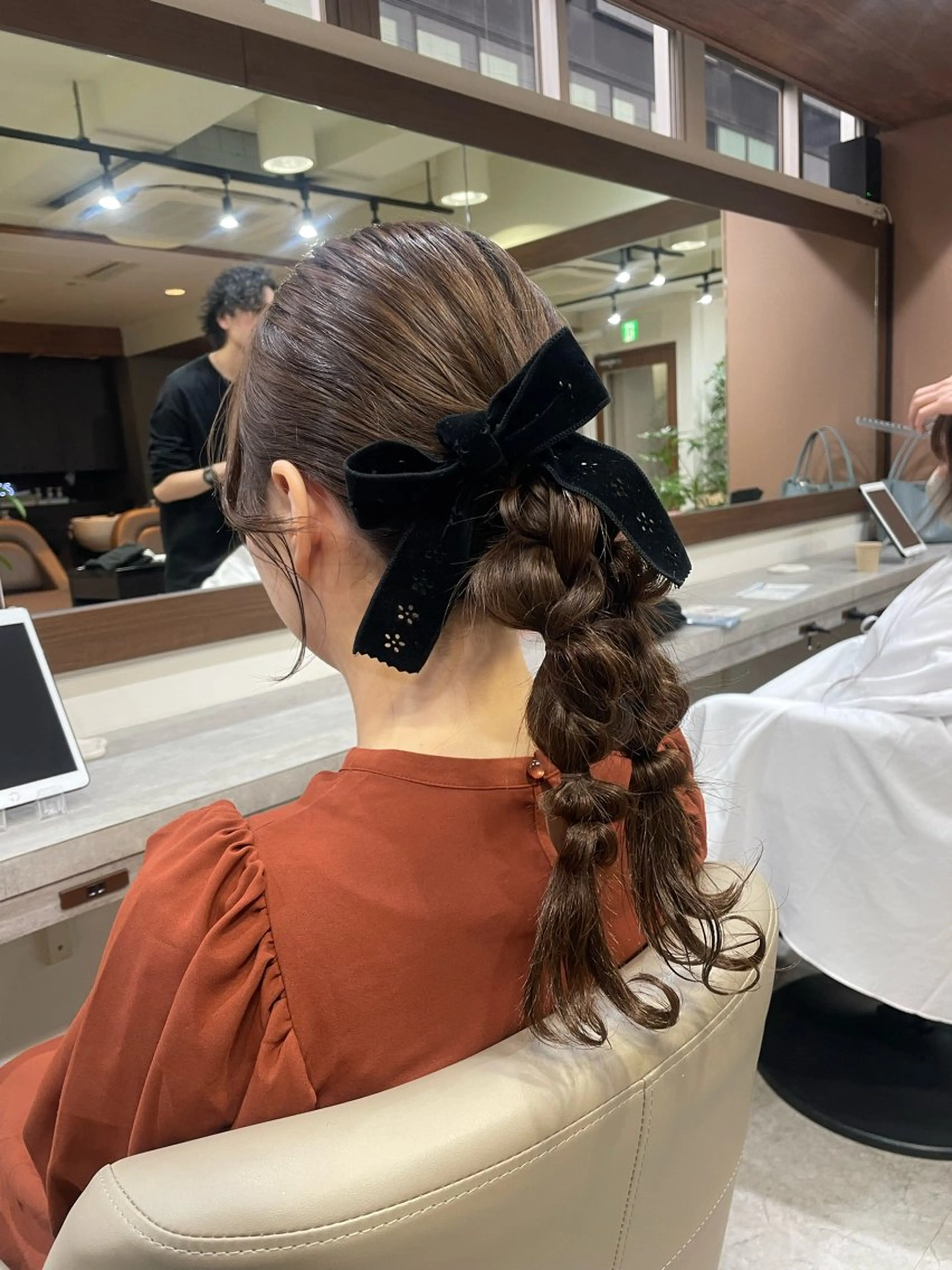 セミロング ヘアセット 韓国風パーマ/ヘア セット/店長みづきのヘアスタイル