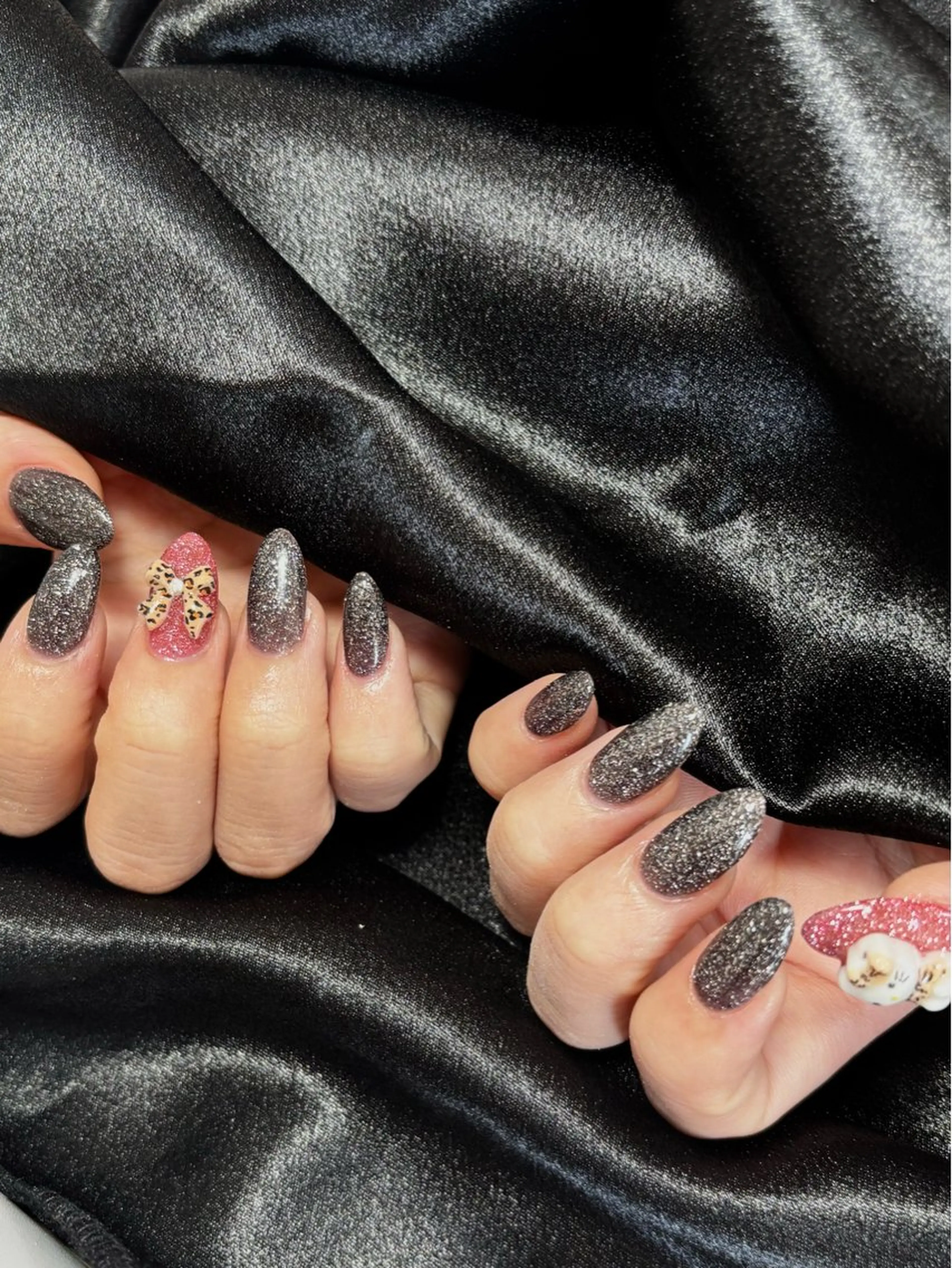 ネイル 長さ出し る るのネイルデザイン