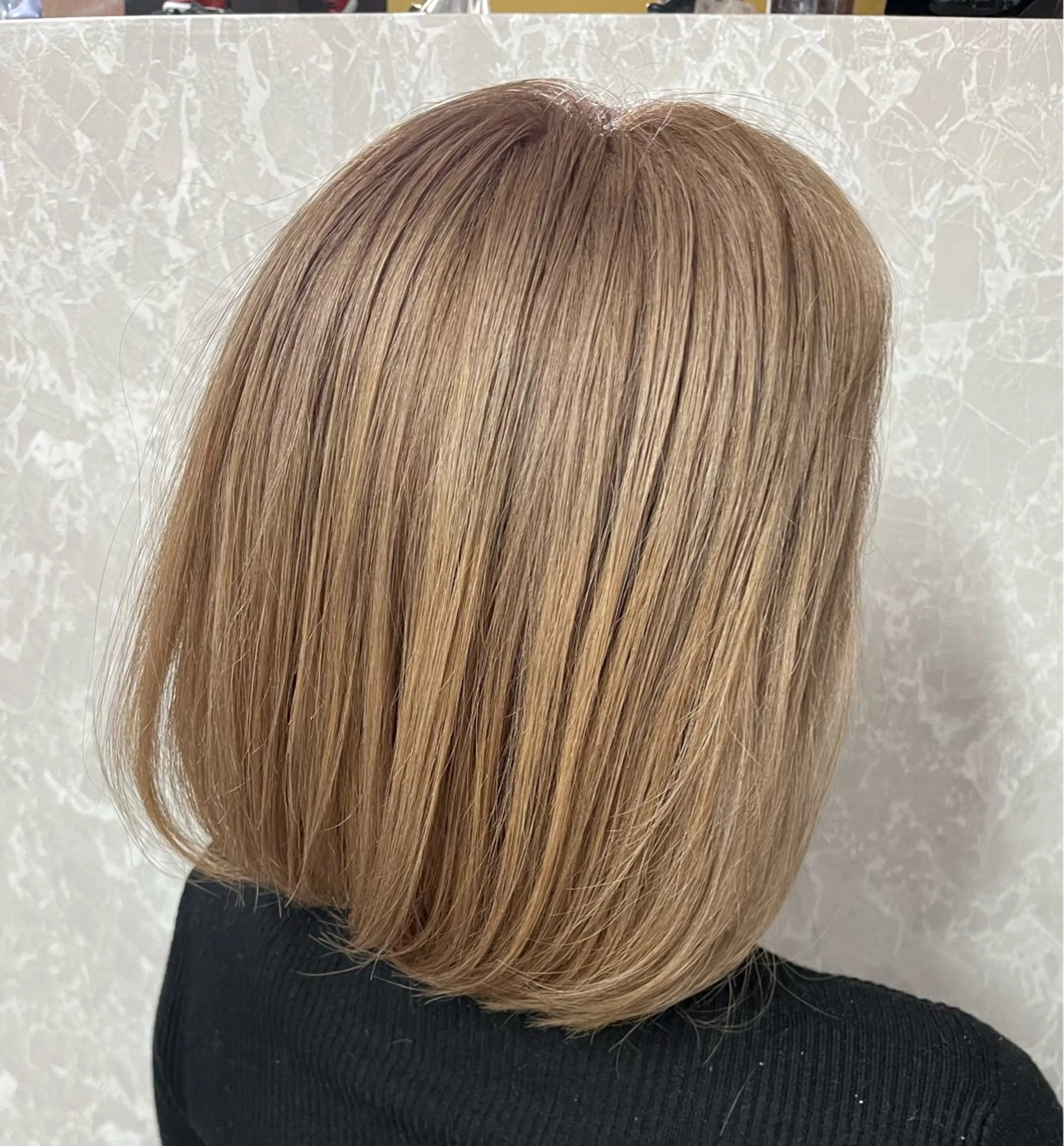 ミディアム カラー ヘアカラー 池田 真衣のヘアスタイル