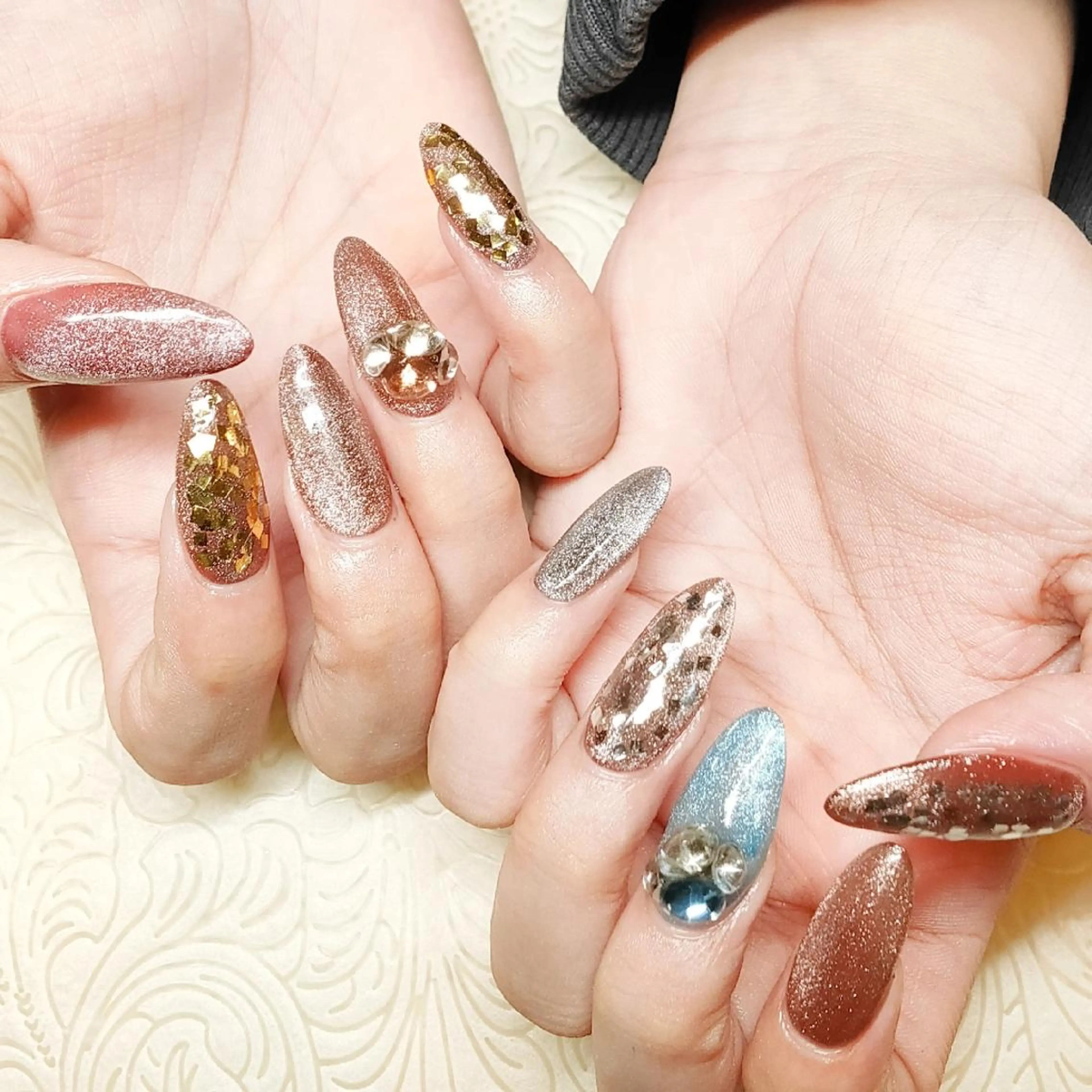 ネイル マグネットネイル ハンドネイル private nailsalonのネイルデザイン