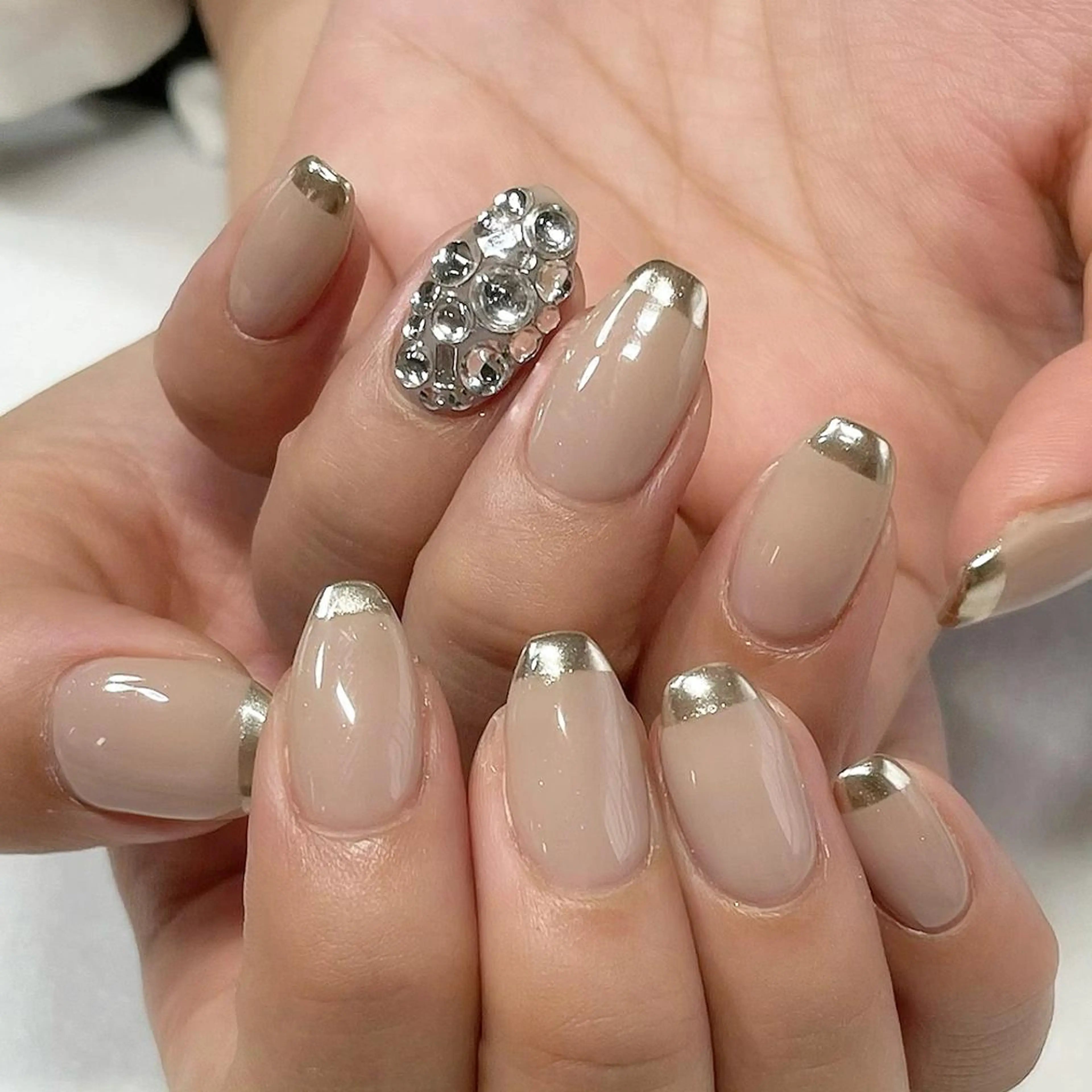 ネイル ジェルネイル シンプルネイル 東 千夏のネイルデザイン