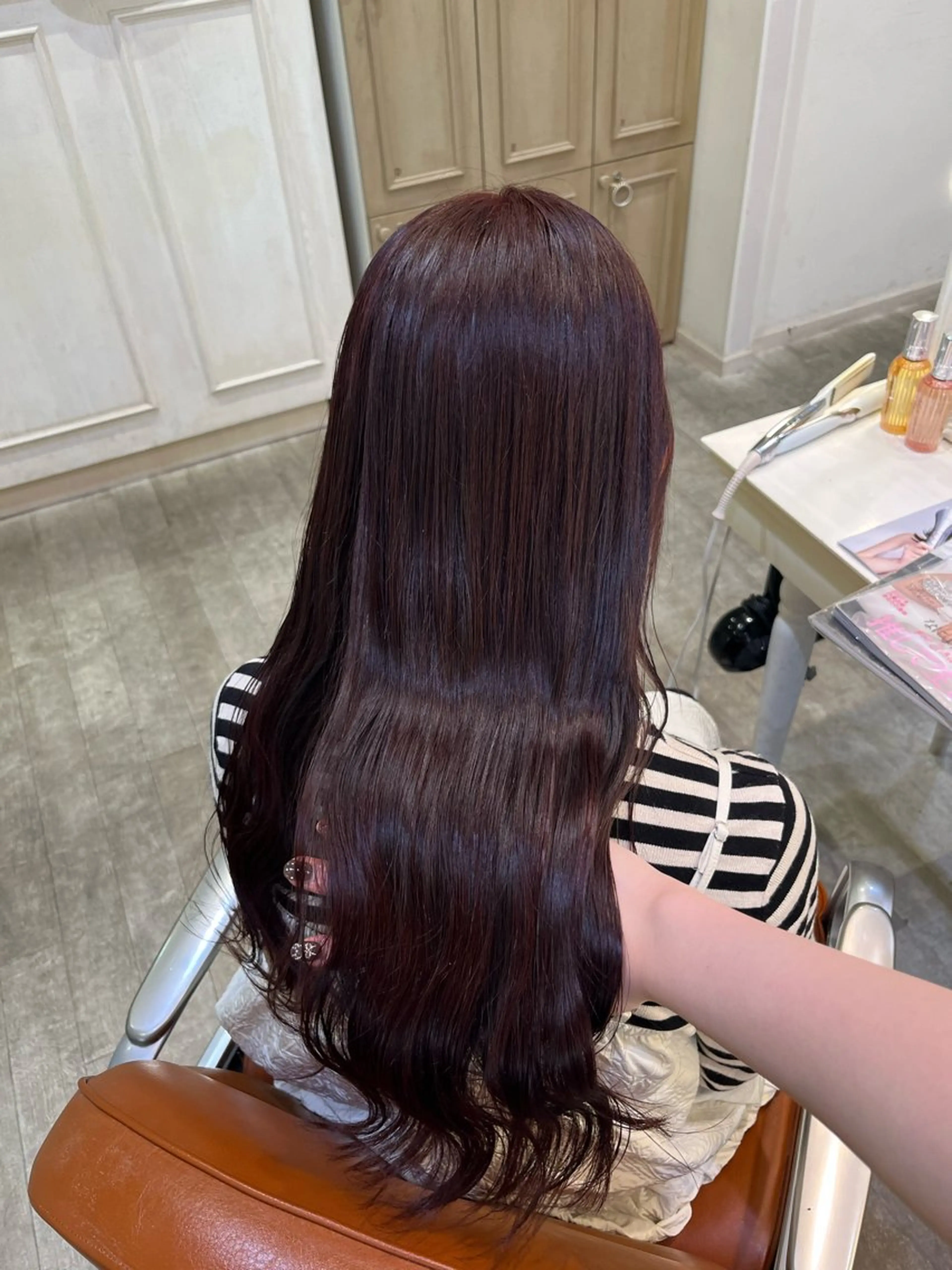 カラー エクステ🎀 暖色カラー🎀amiのヘアスタイル