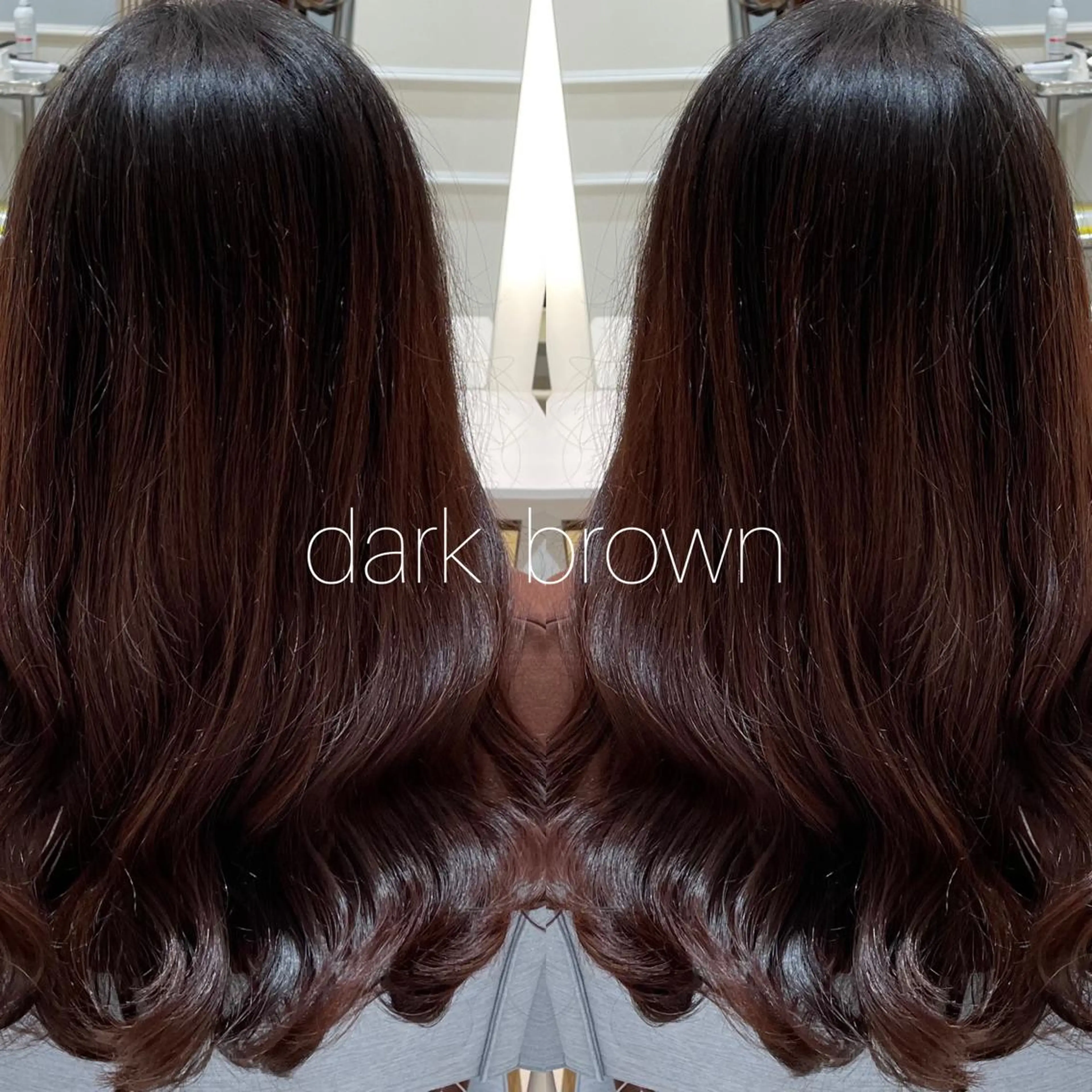 セミロング カラー カット 縮毛矯正 トリートメント 淡路上新庄/髪質改善 .艶カラー/野口春貴のヘアスタイル