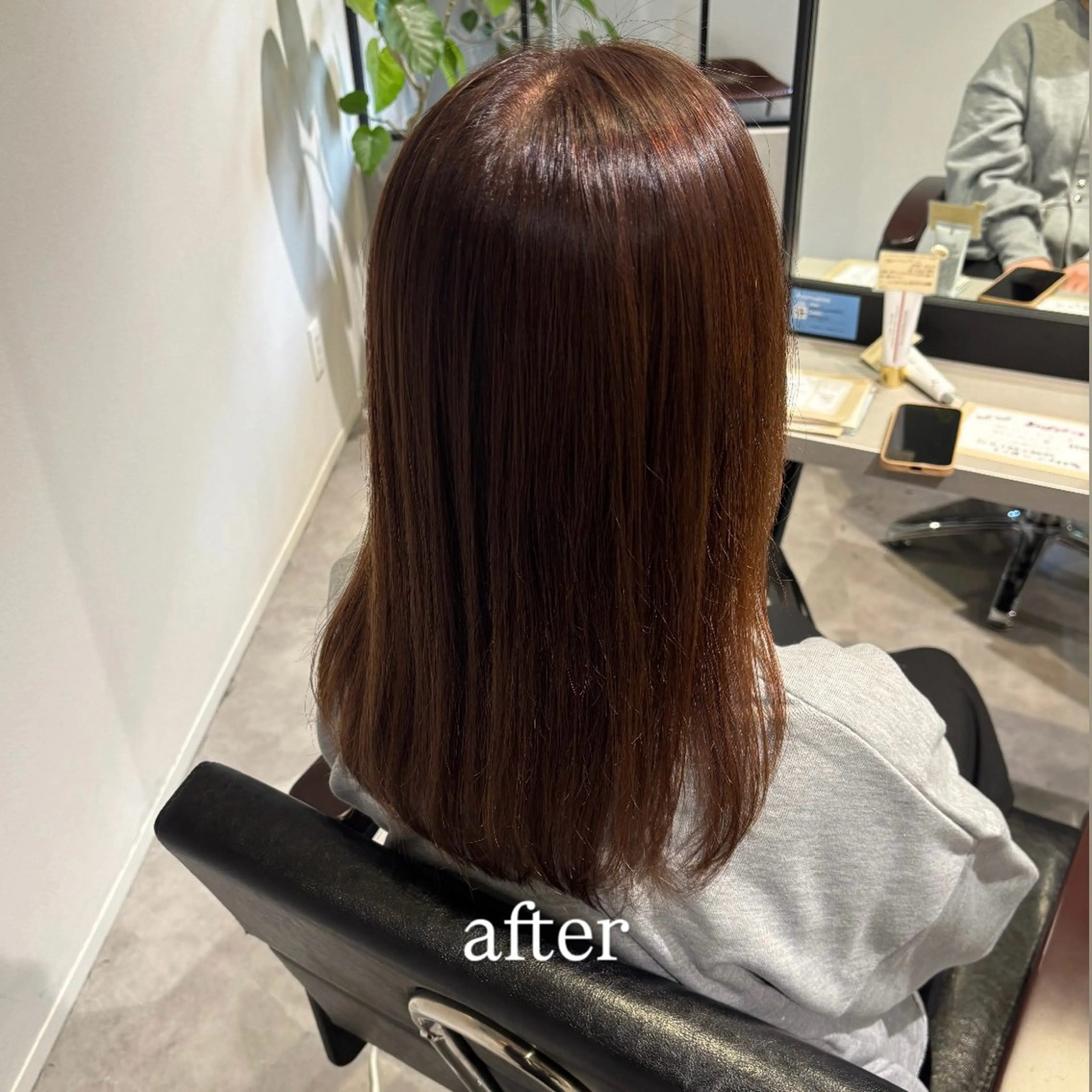 ロング カット 縮毛矯正 YURINO /ボブ ベージュ/ハイトーンのヘアスタイル