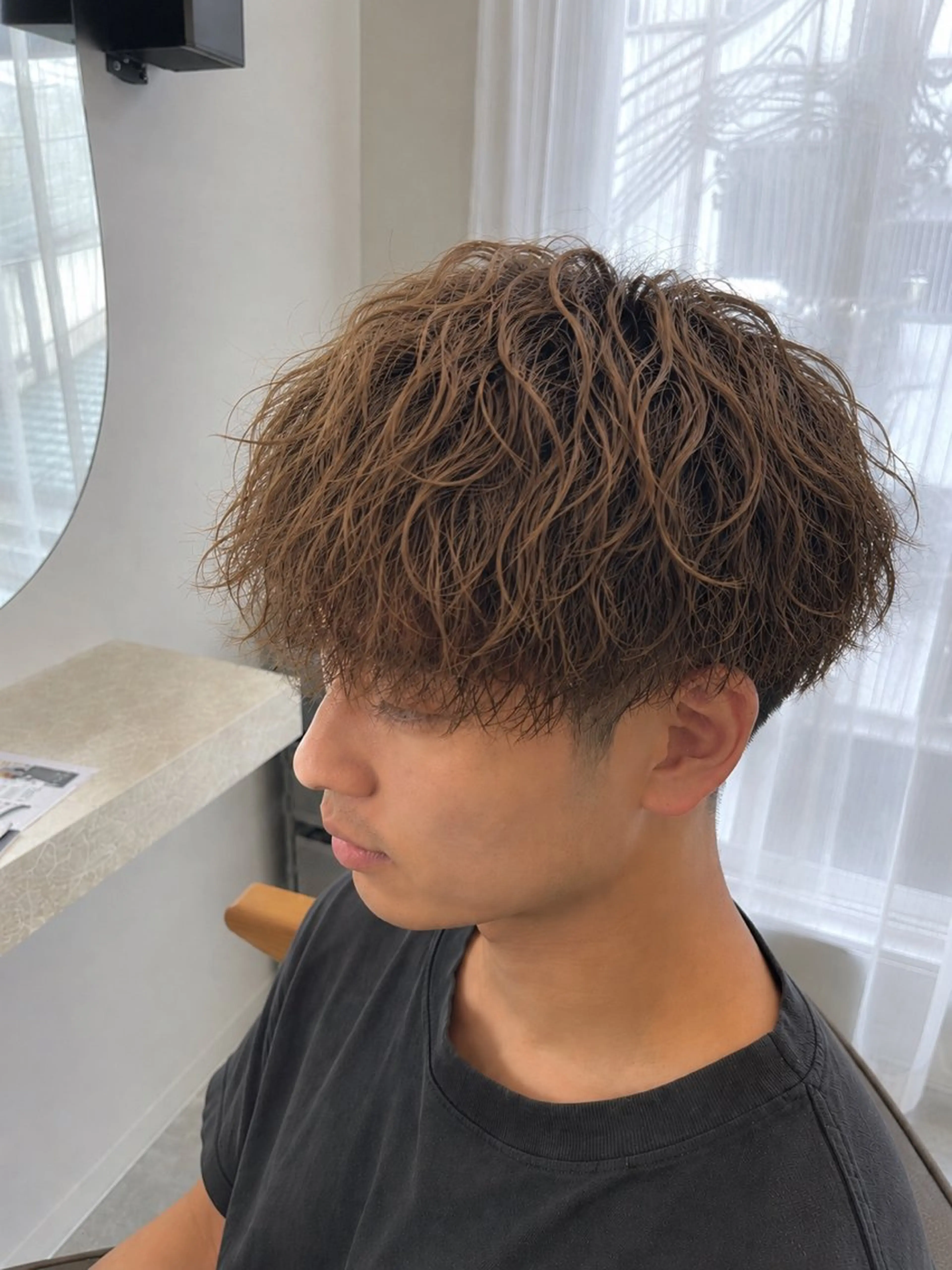 パーマ メンズ カット パーマ 城崎如哉 /メンズパーマのヘアスタイル