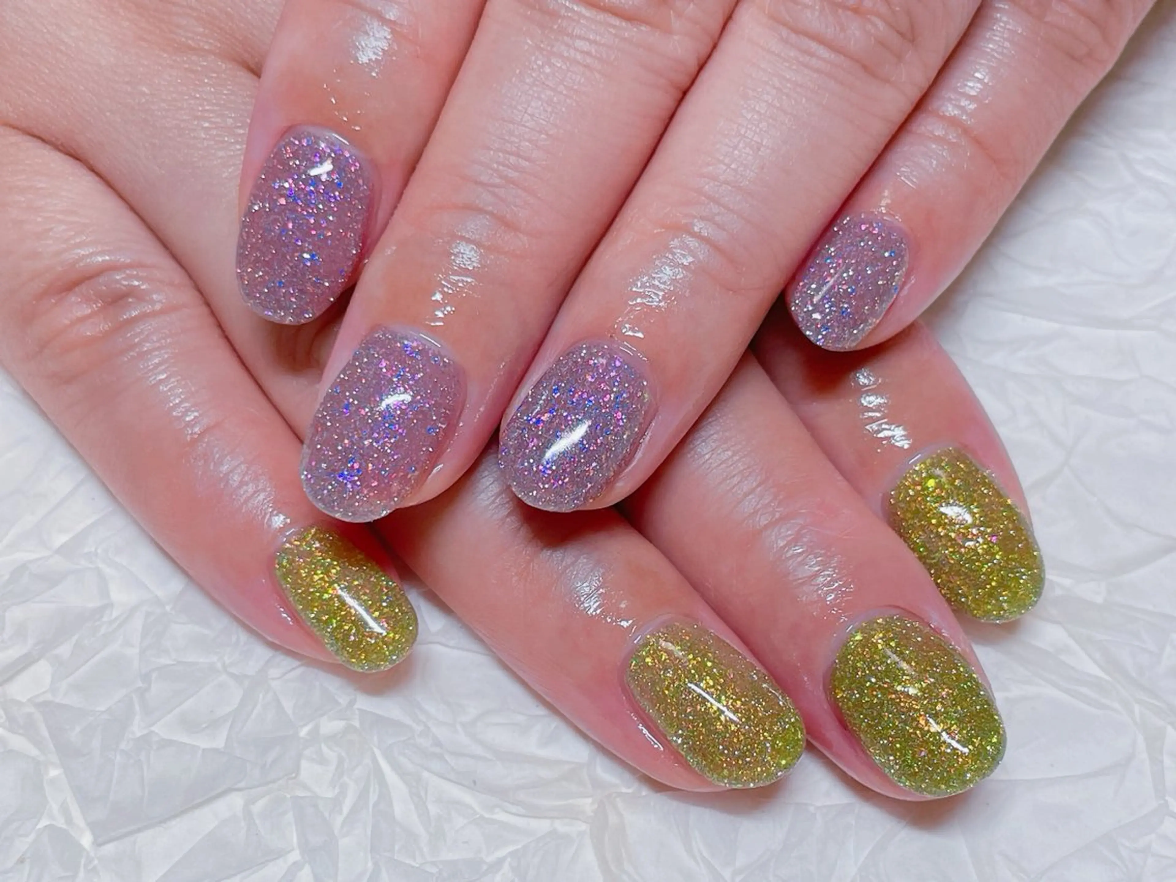 ネイル フラッシュネイル 春ネイル ハンドネイル ハンドケア ゆ か_Nails💫のネイルデザイン