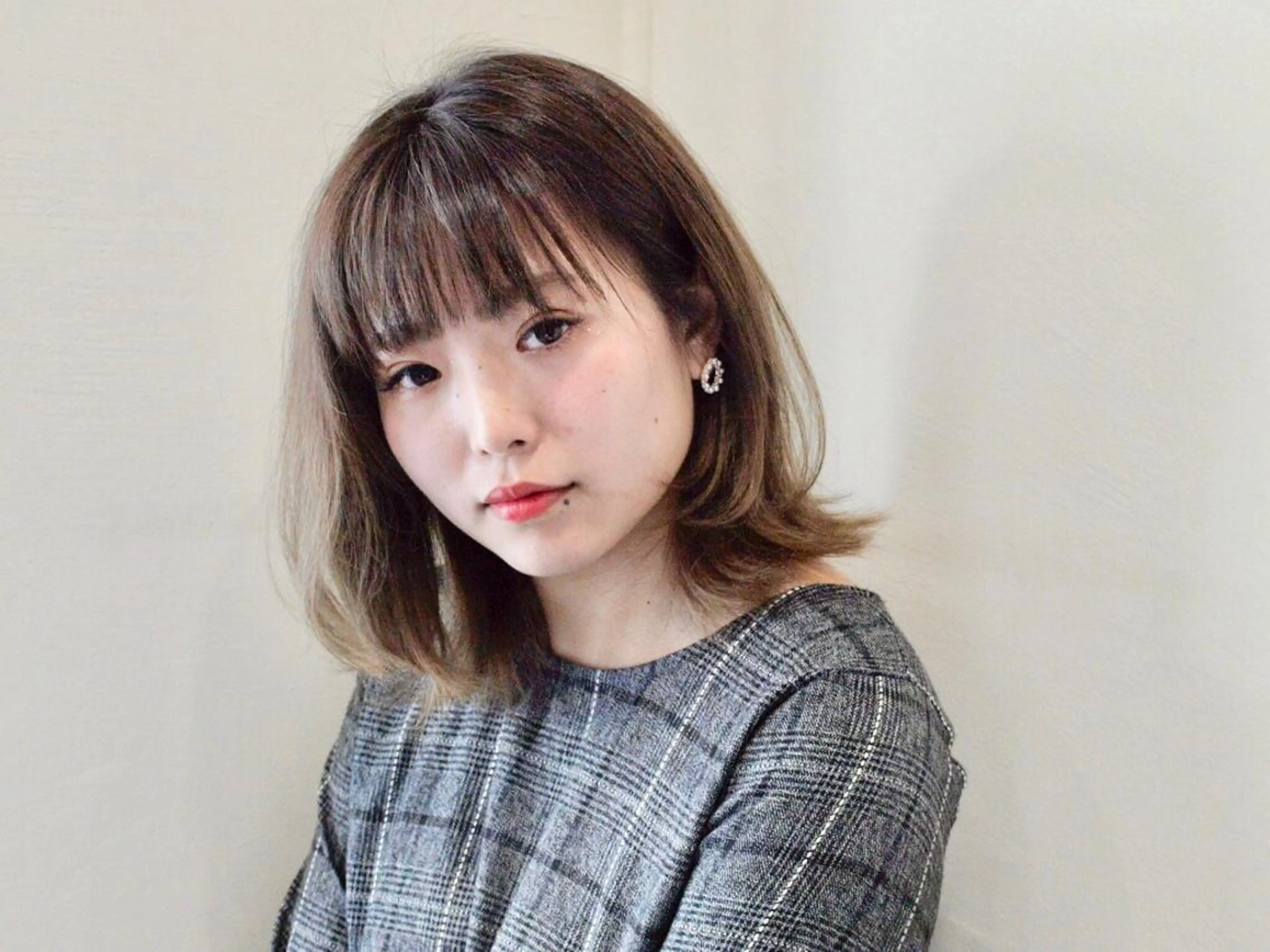 ミディアム 宮城 将大のヘアスタイル