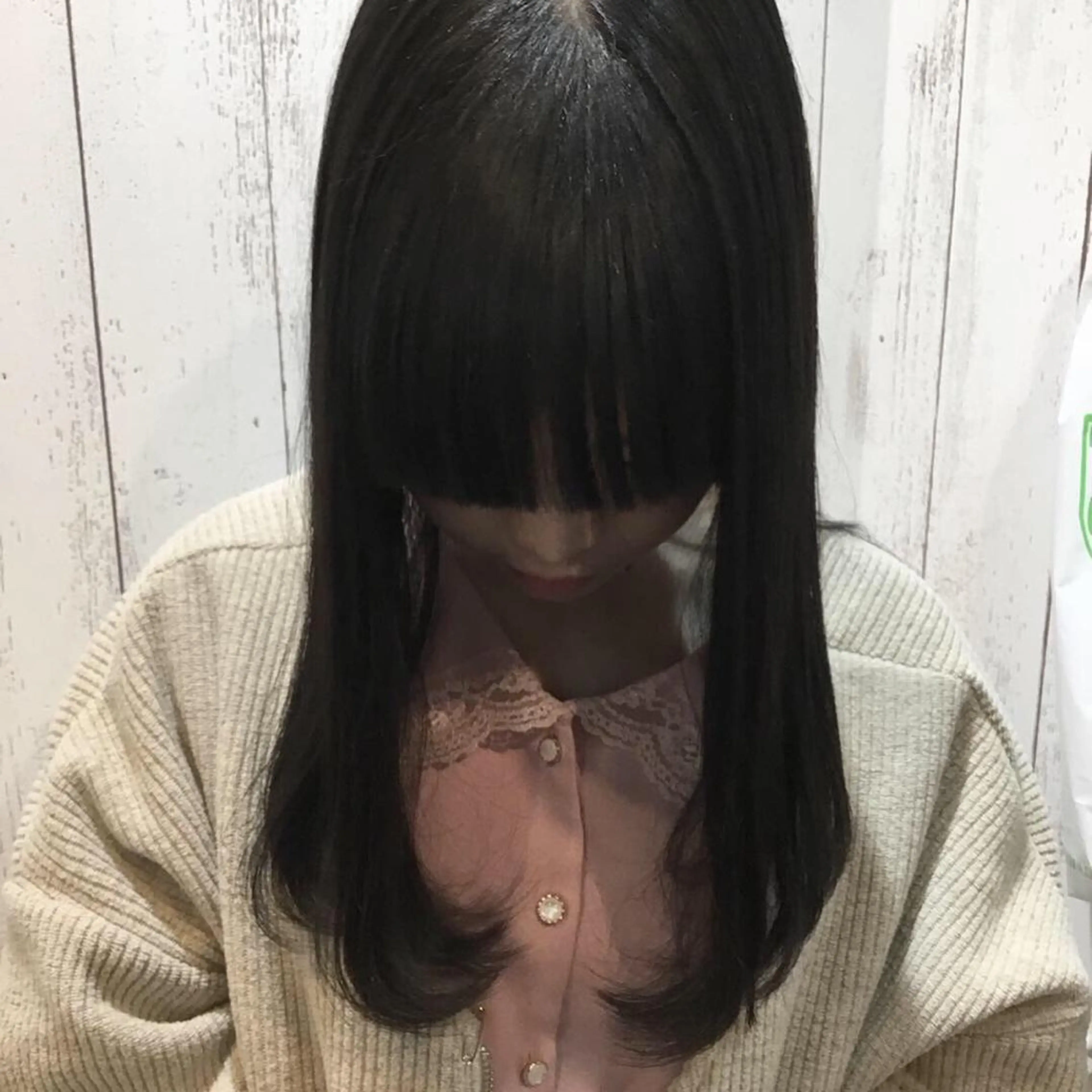 セミロング カラー パーマ 金崎 新吾のヘアスタイル