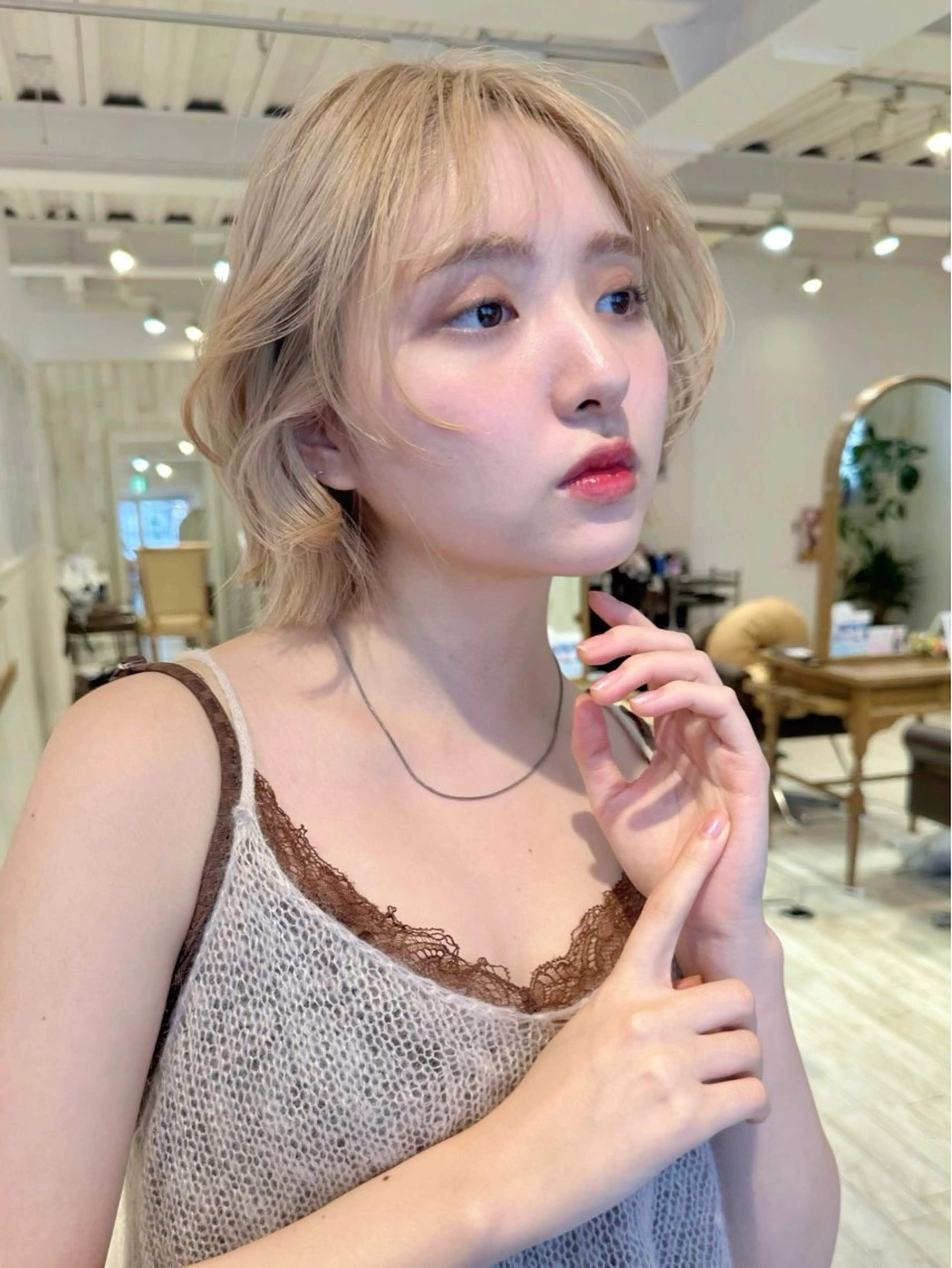 ショート カラー トレンドヘア🌿 chinariのヘアスタイル