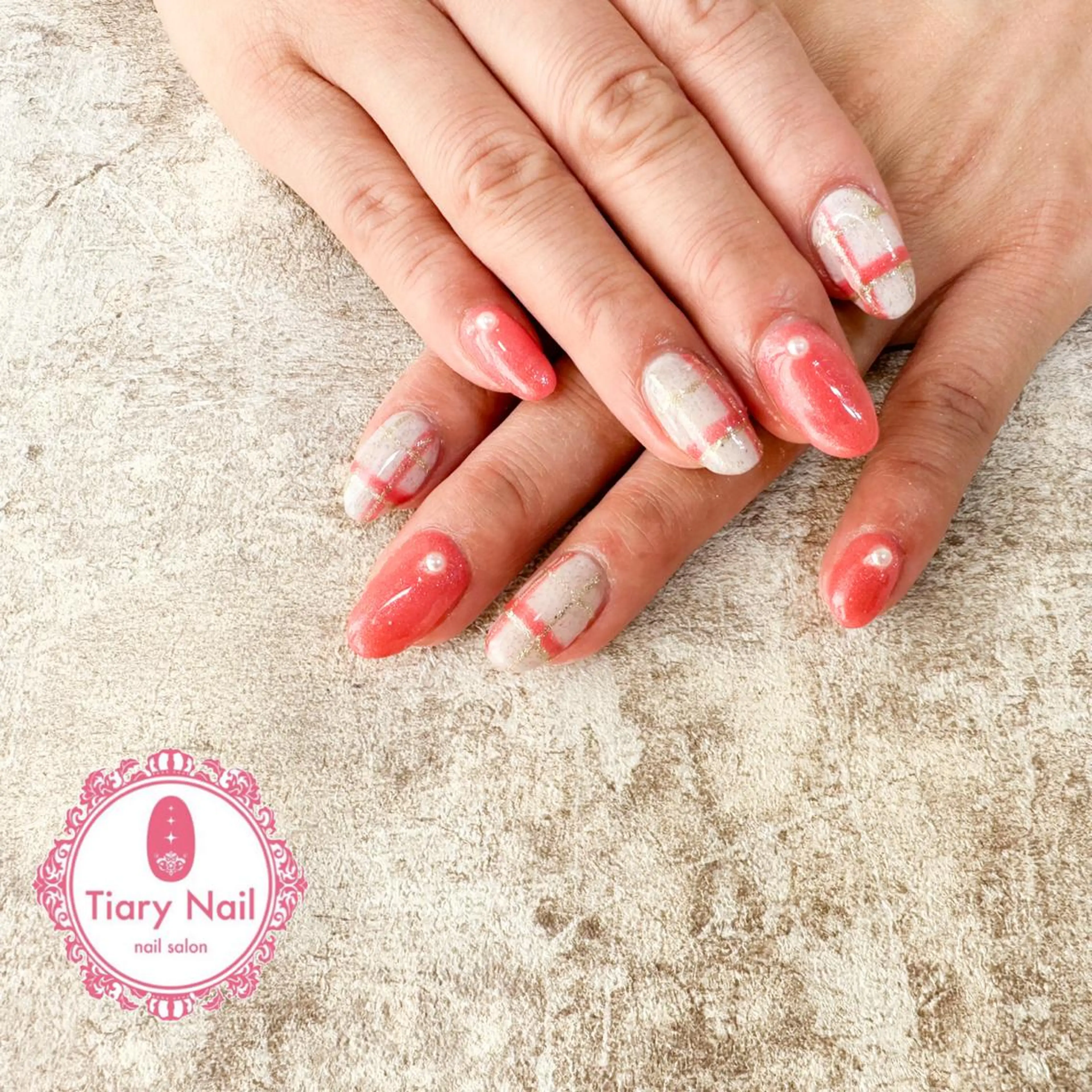 ネイル tiarynail K K🐼のネイルデザイン