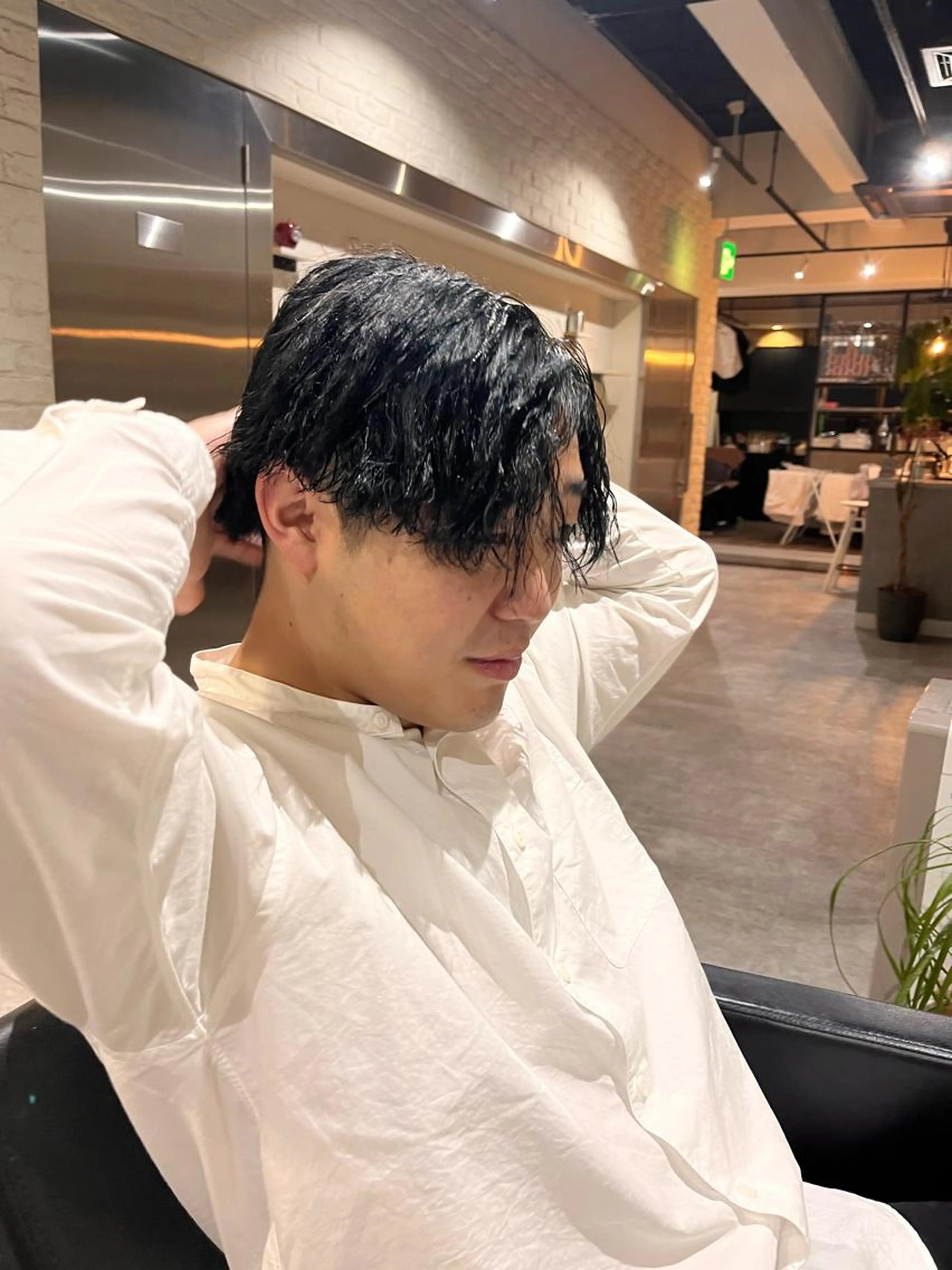 🔥似合わせメンズカット🔥+最新トレンドケアパーマ(波巻き、ツイスト系、シャドウ、フェザー、プードルなど)の写真