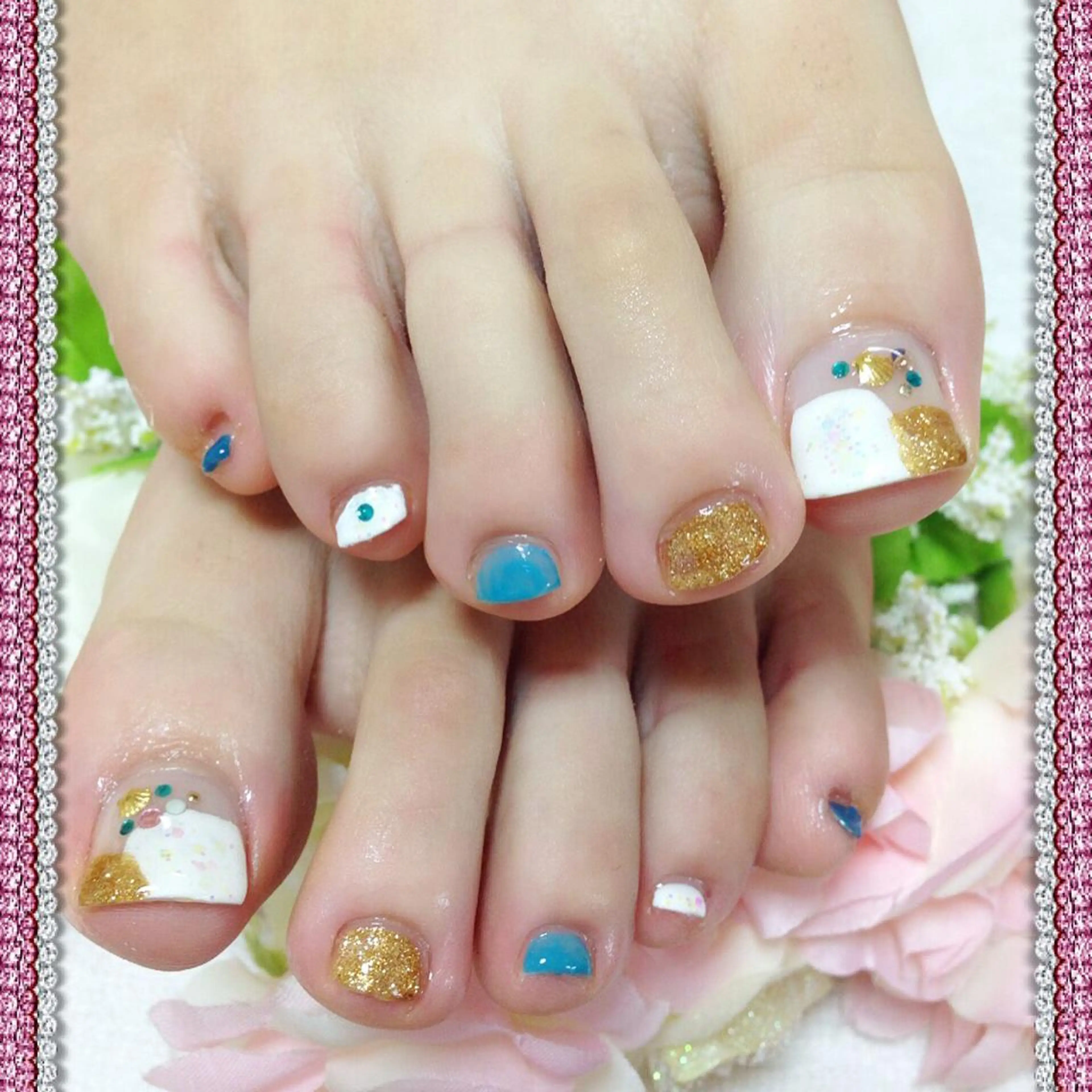 ネイル アートネイル フットネイル Sakura NaiLのネイルデザイン
