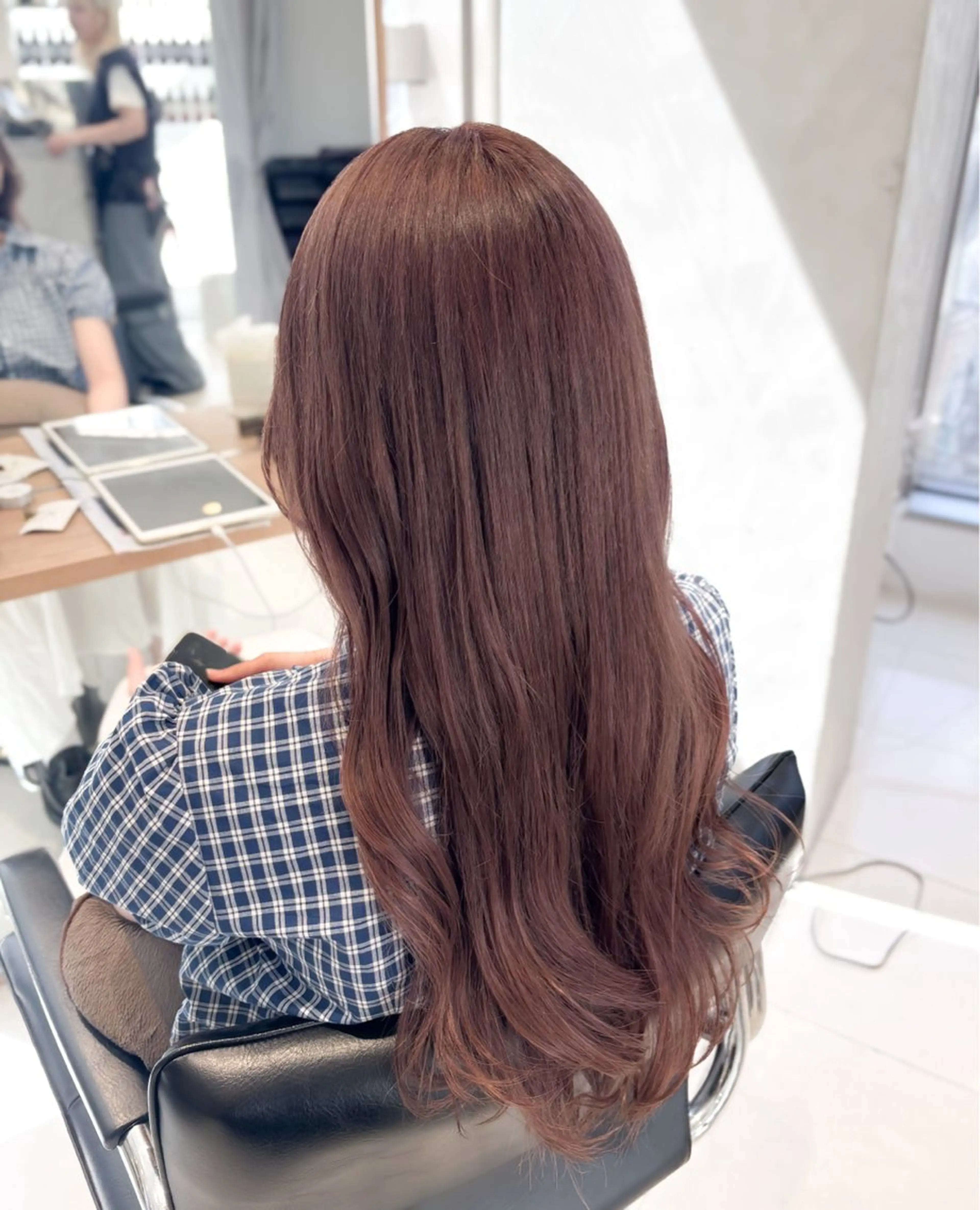 ロング ヘアカラー トリートメント 艶髪カラー/ レイヤー/yuiのヘアスタイル