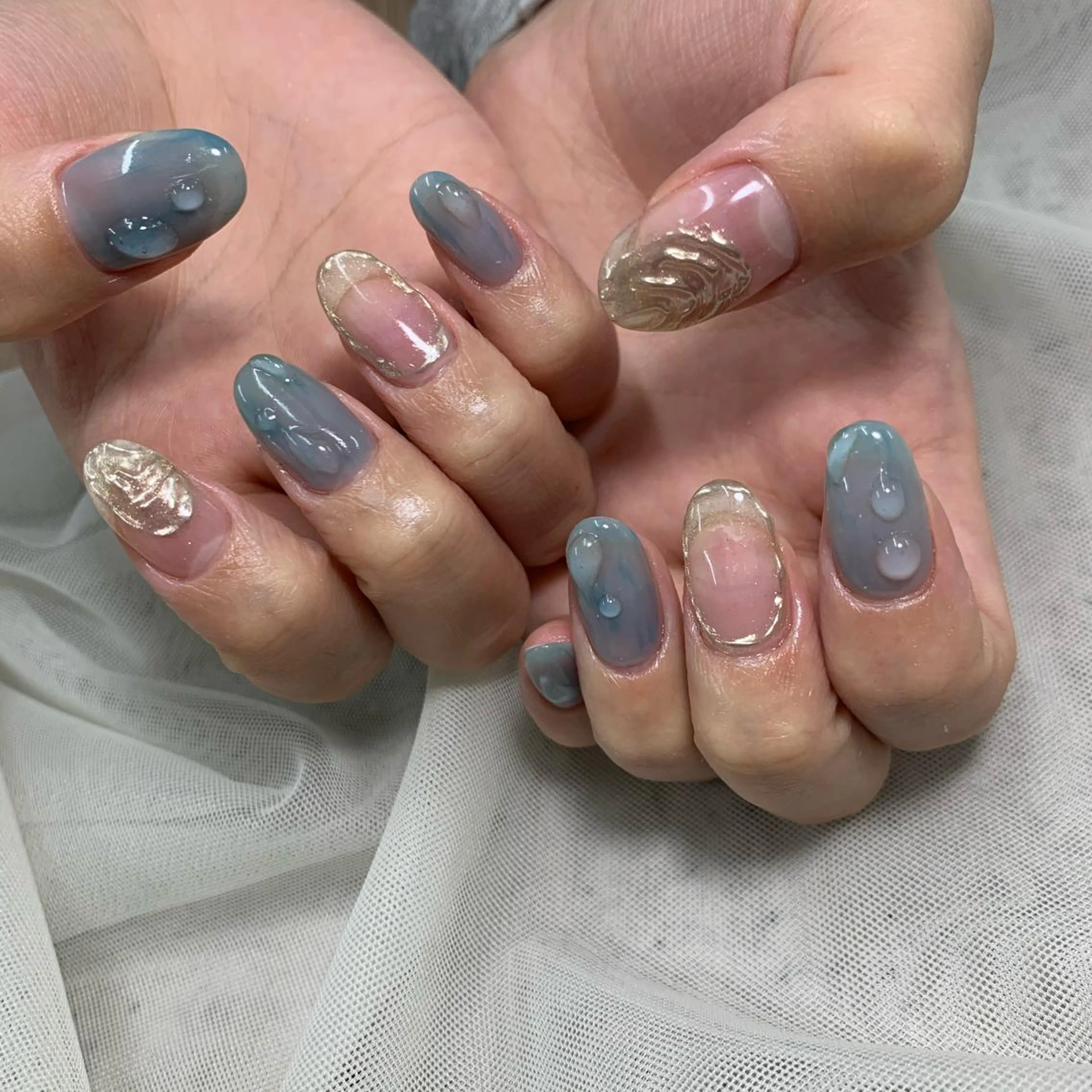 ネイル ハンドネイル 新宿ニュアンスネイル makotoのネイルデザイン