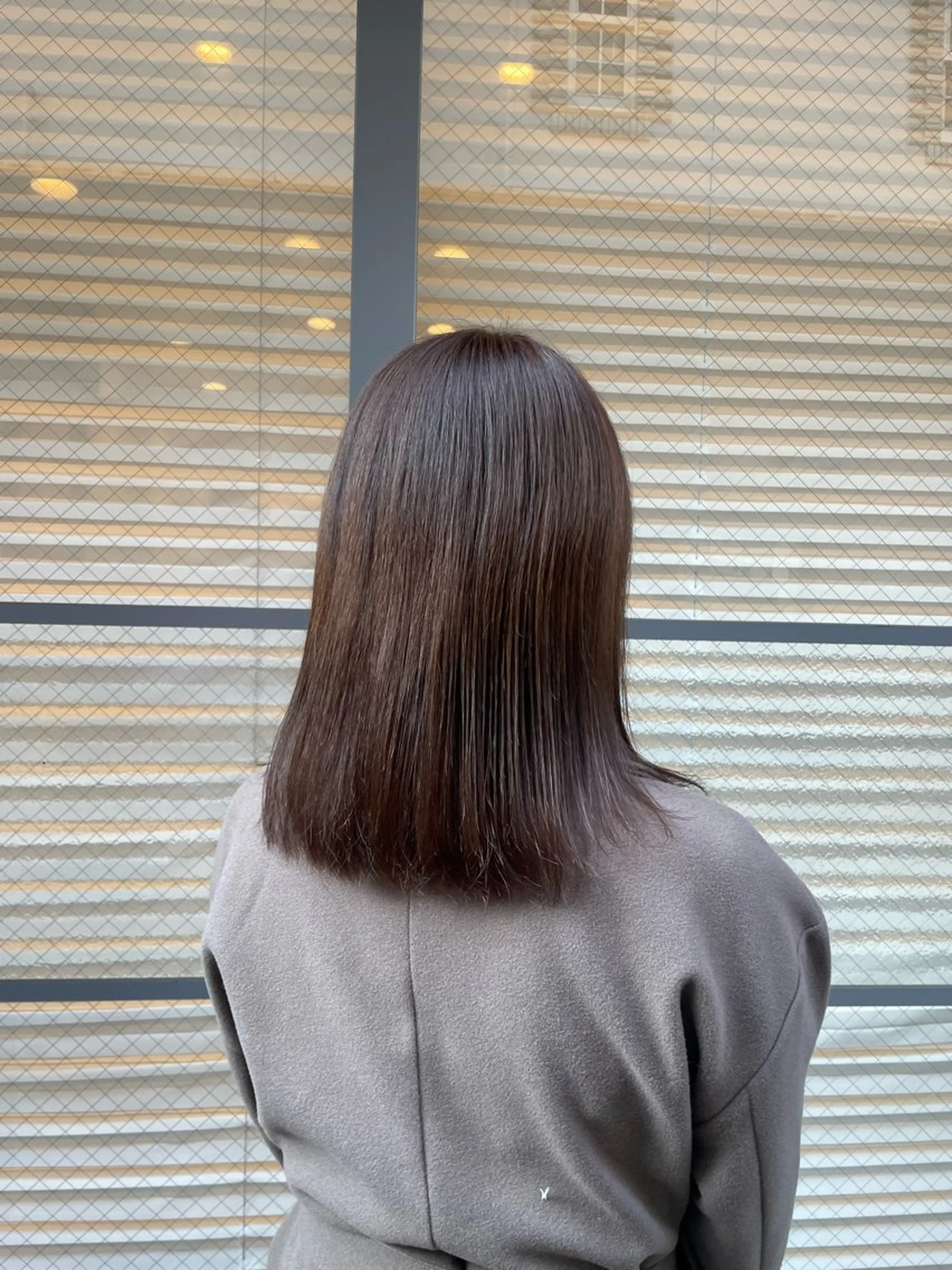 ミディアム チョコレートブラウン 🌷【暖色艶カラー】 shiori🌷のヘアスタイル