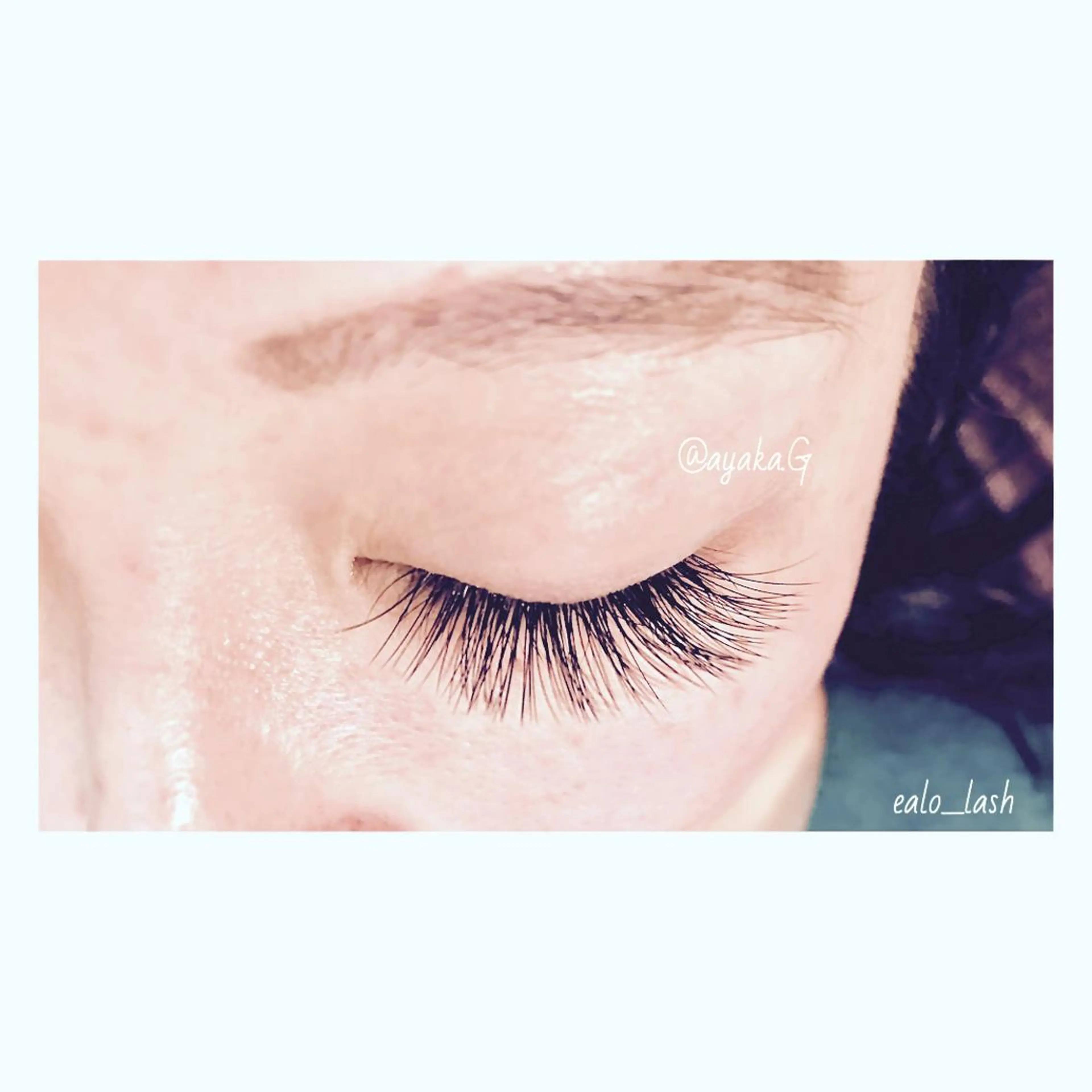 マツエク・マツパ フラットラッシュ Jカール Aya.G 錦糸町Ealoのマツエク・マツパデザイン