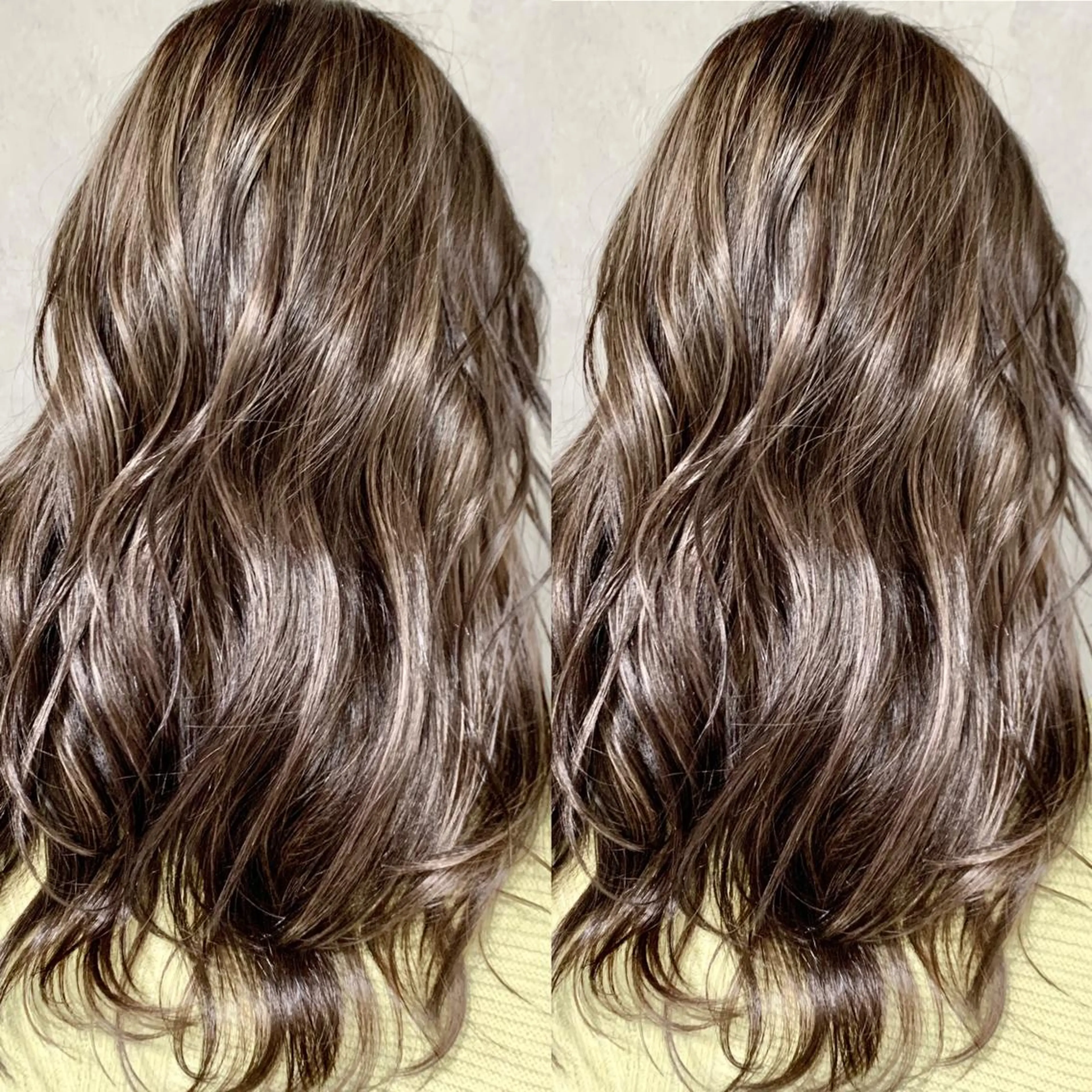 セミロング カラー 透明感カラー ヘアカラー トリートメント 岡崎勇人/レイヤー/ 韓国/ケラチンTRのヘアスタイル