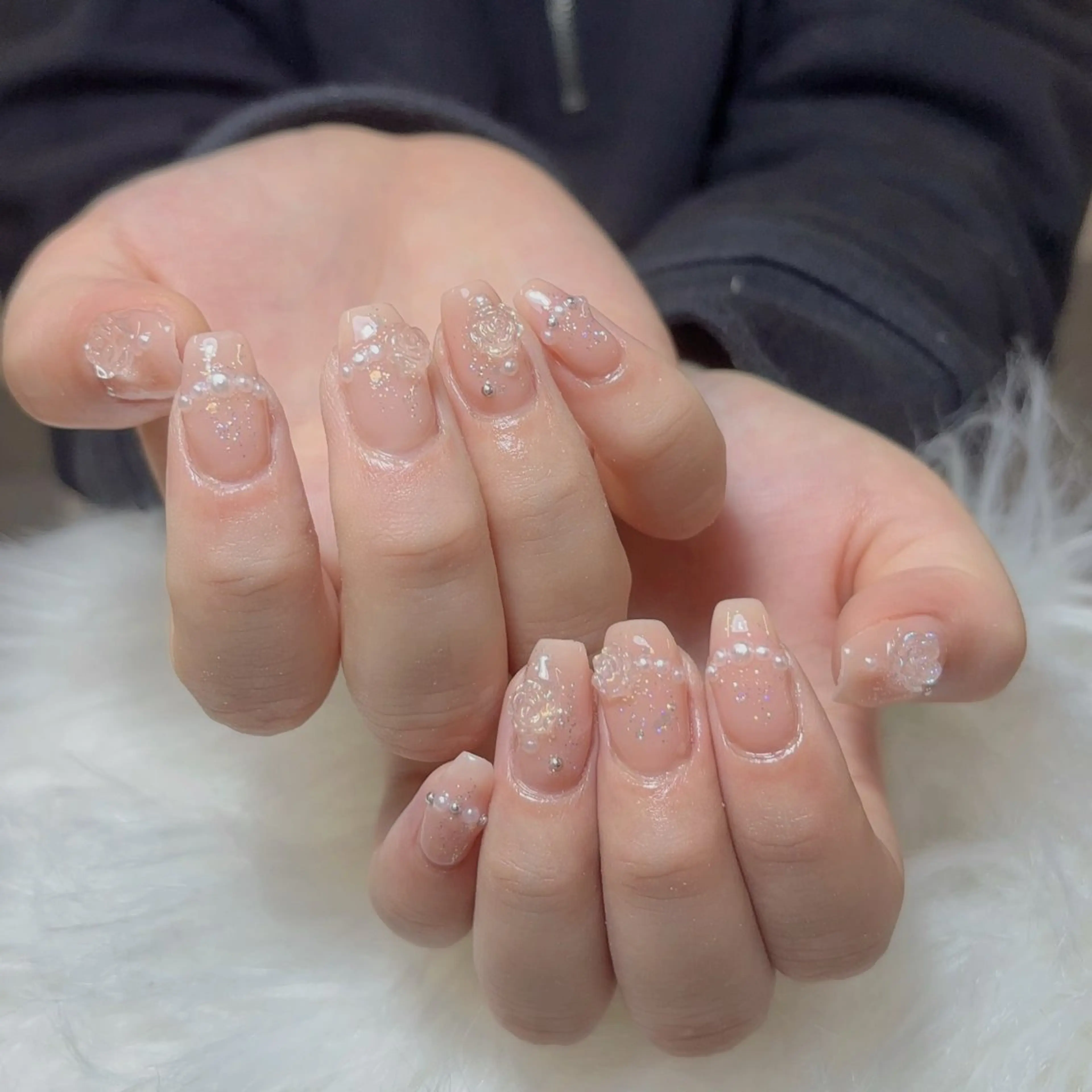 ネイル 🎀kira 長さだし💗モチ最高のネイルデザイン