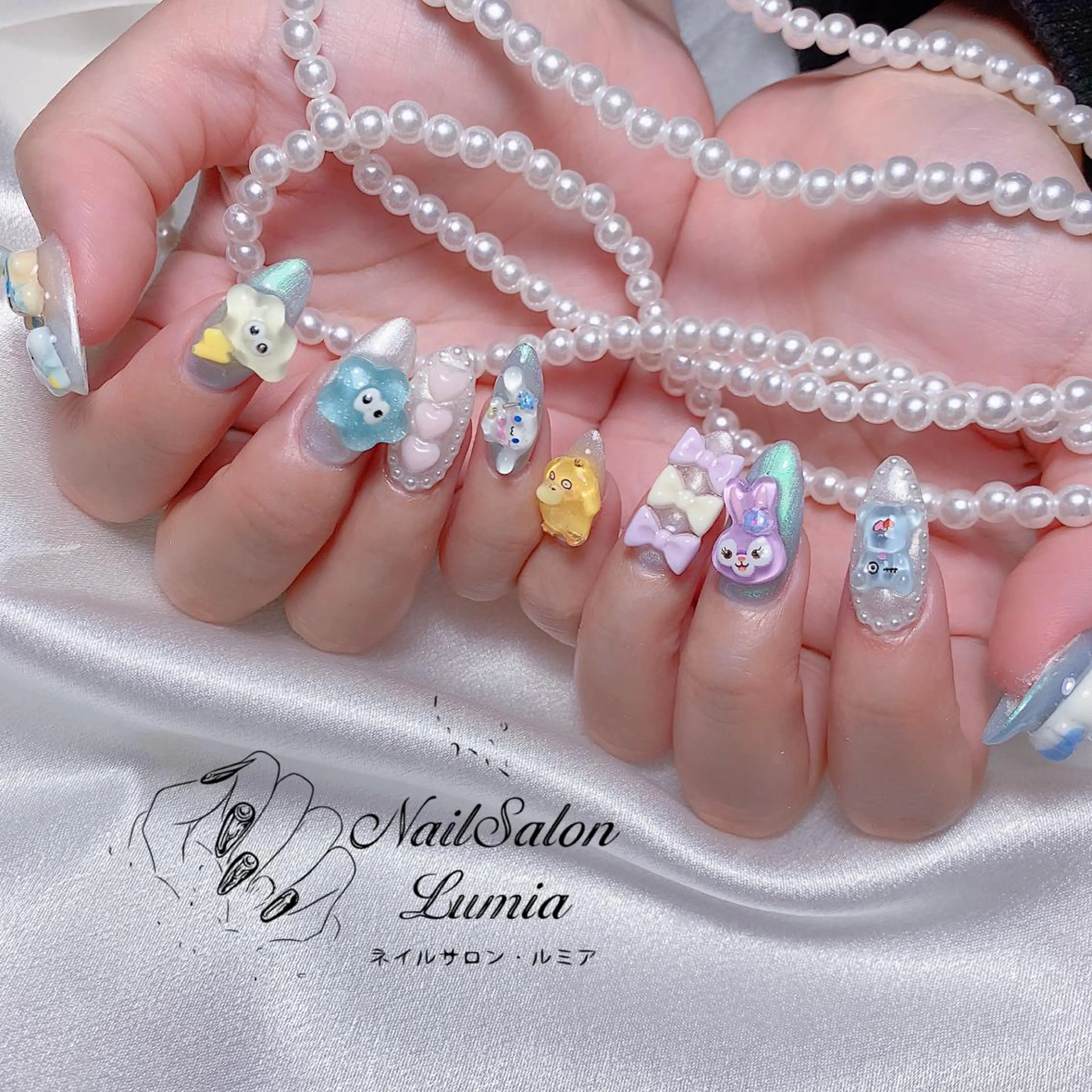 ネイル ハンドネイル ネイルサロン ルミア Lumia 店長のネイルデザイン