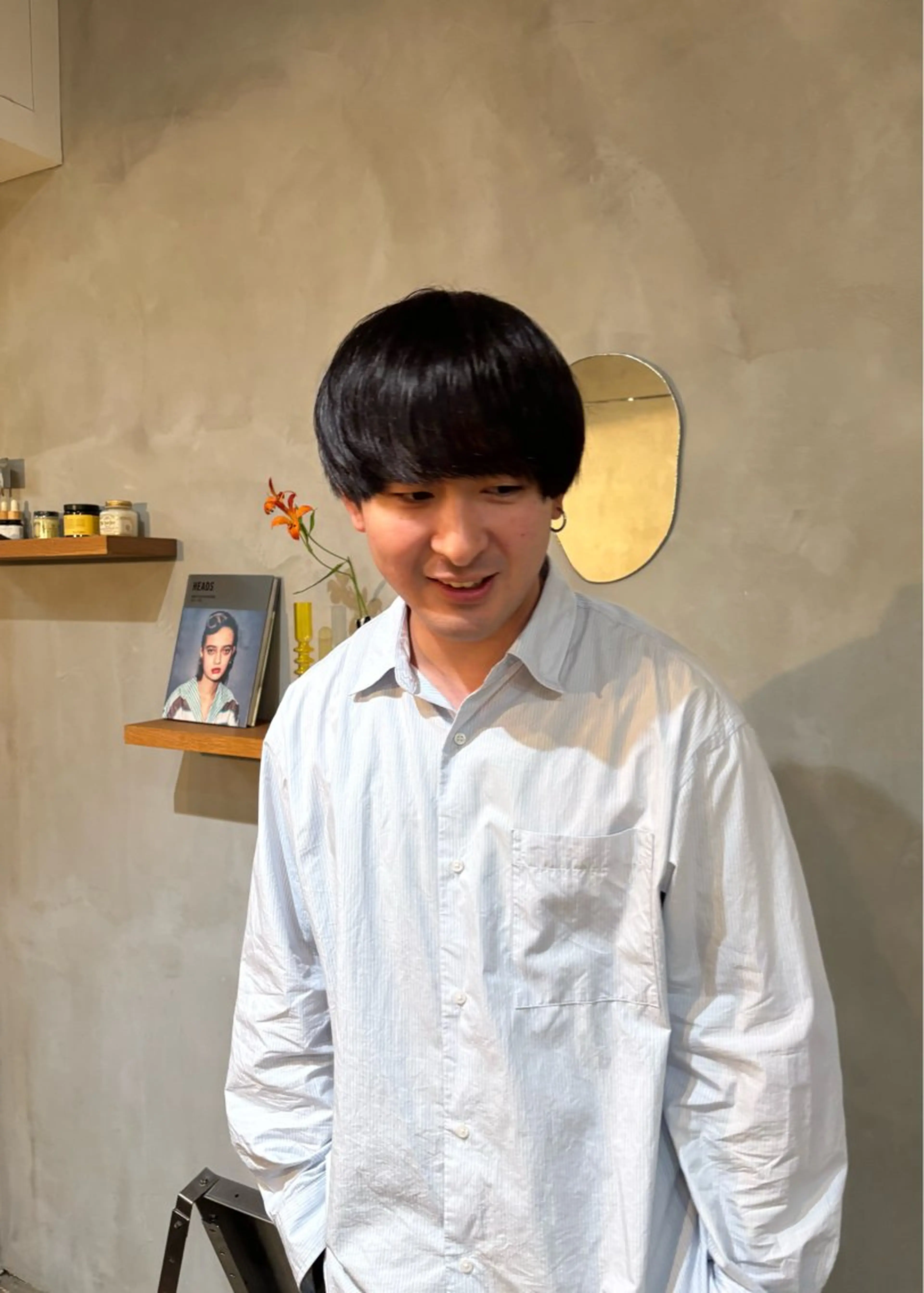 ショート メンズ マッシュ 大人メンズショート/ ナチュラルヘア/福田のヘアスタイル