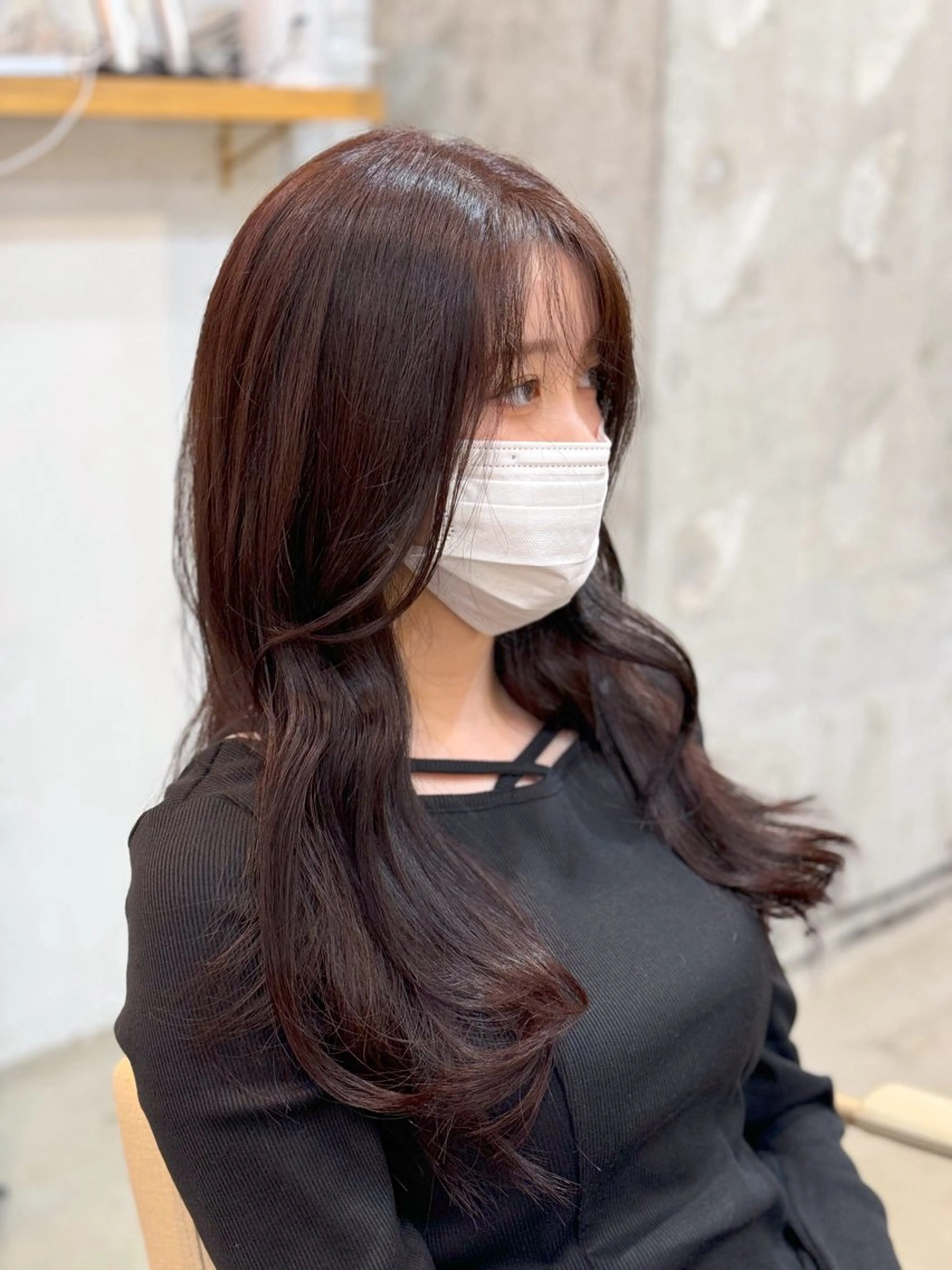 ミディアム satoshi 恵比寿美容師のヘアスタイル