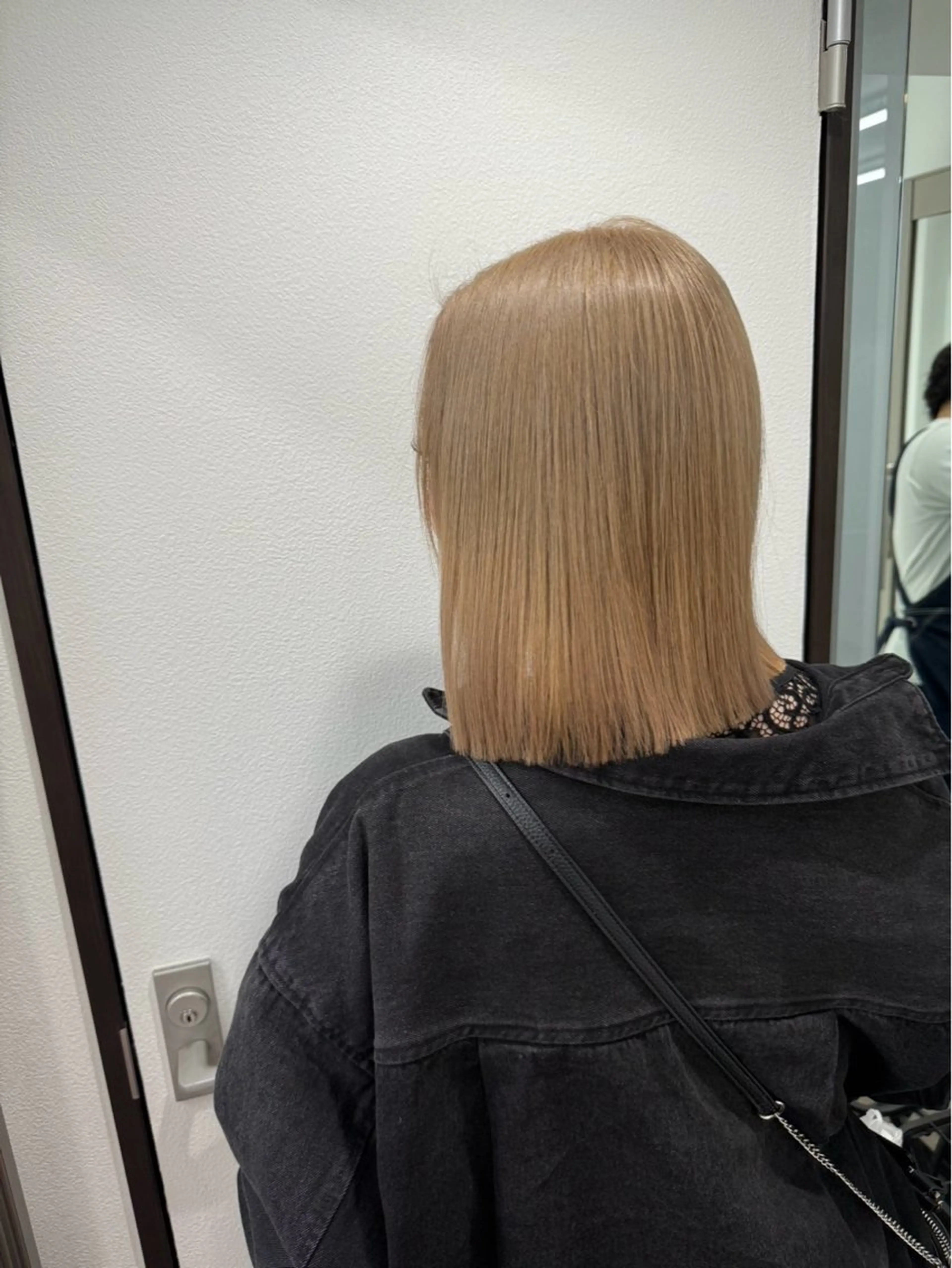 ショート ミストバング ハイライト 髪質改善 韓国風ヘア レイヤーカット COEUR🖤 SAYAKAのヘアスタイル