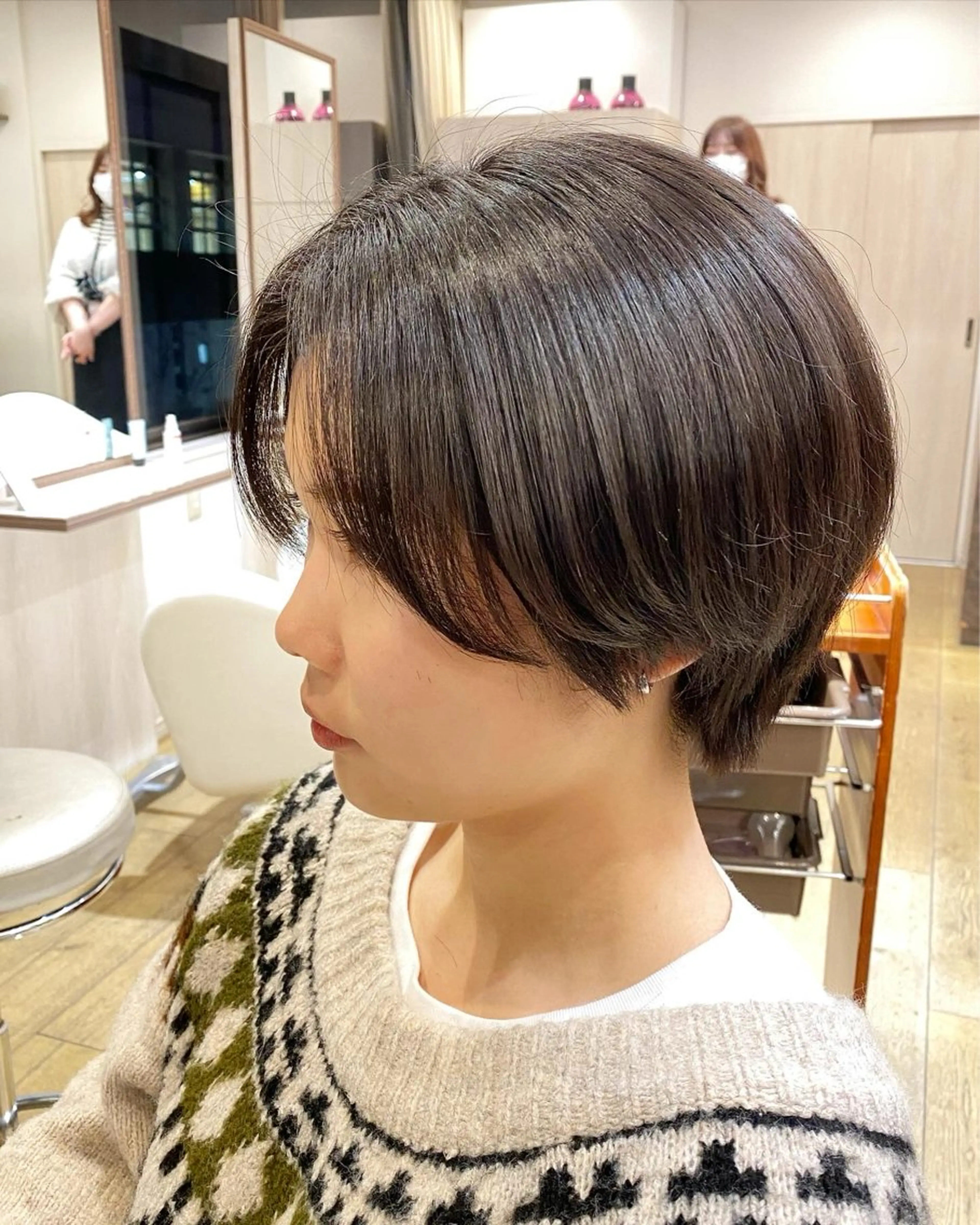 ショート ハンサムショート アッシュ ショートヘア 艶感🫧透明感カラー YUKARIのヘアスタイル
