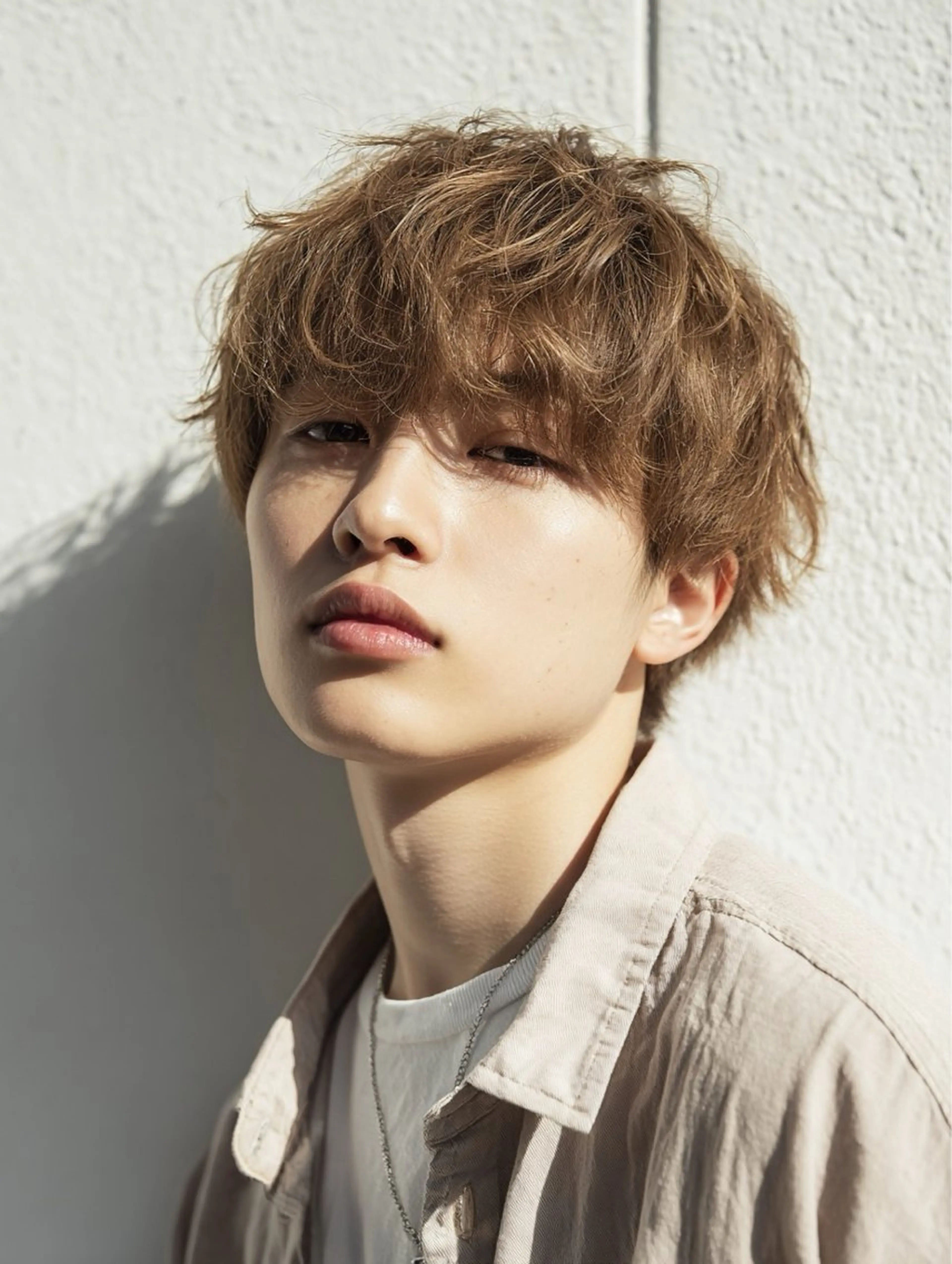 ショート メンズ カット ヘアカラー アレンジ/新宿 透明感カラー/ヤノのヘアスタイル