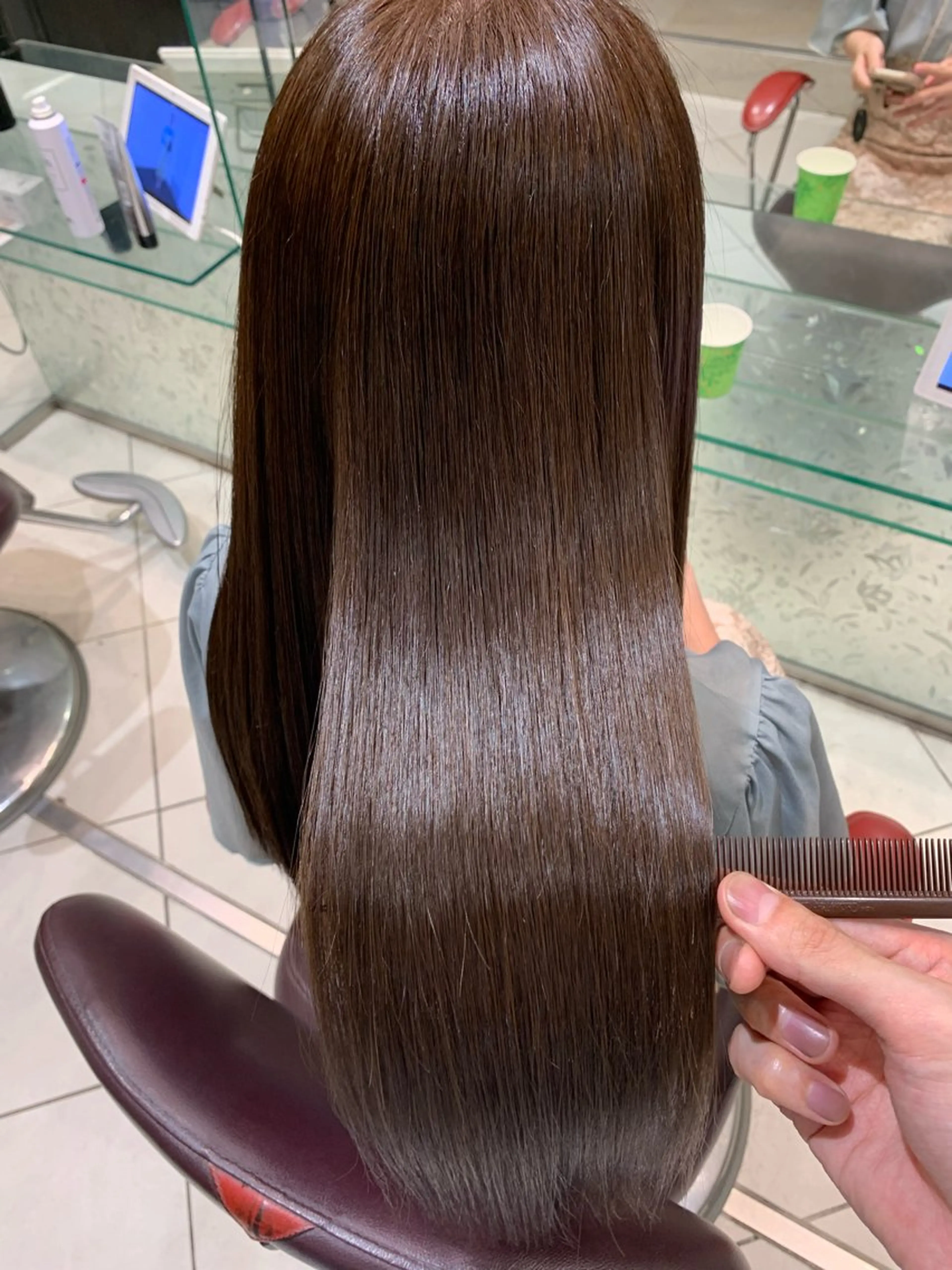 ロング カット ヘアカラー トリートメント ヘアセット ✨上村 潤平✨メンズヘア✨のヘアスタイル