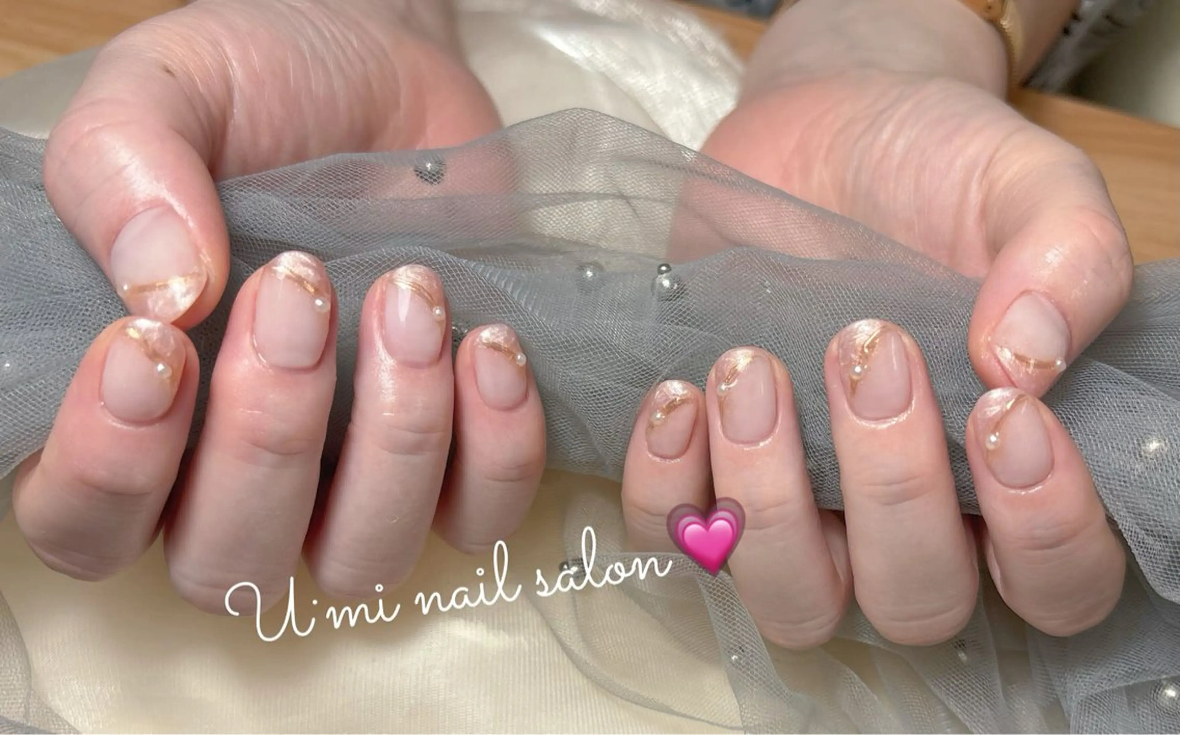 ネイル 持ち込み ハンドネイル Ｕ·Mi nail salon所属・u・mi  上野御徒町パラジェルのネイルデザイン